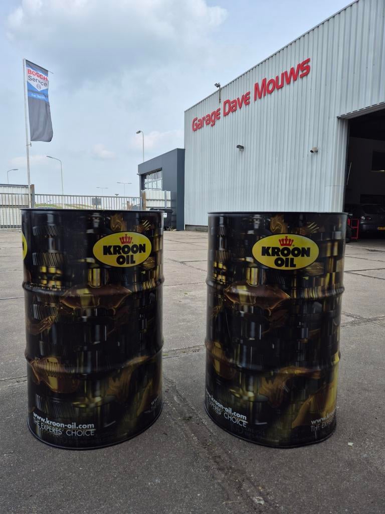 Kroon Oil vaten 208L - Decoratie of opslag, Auto diversen, Overige Auto diversen, Ophalen