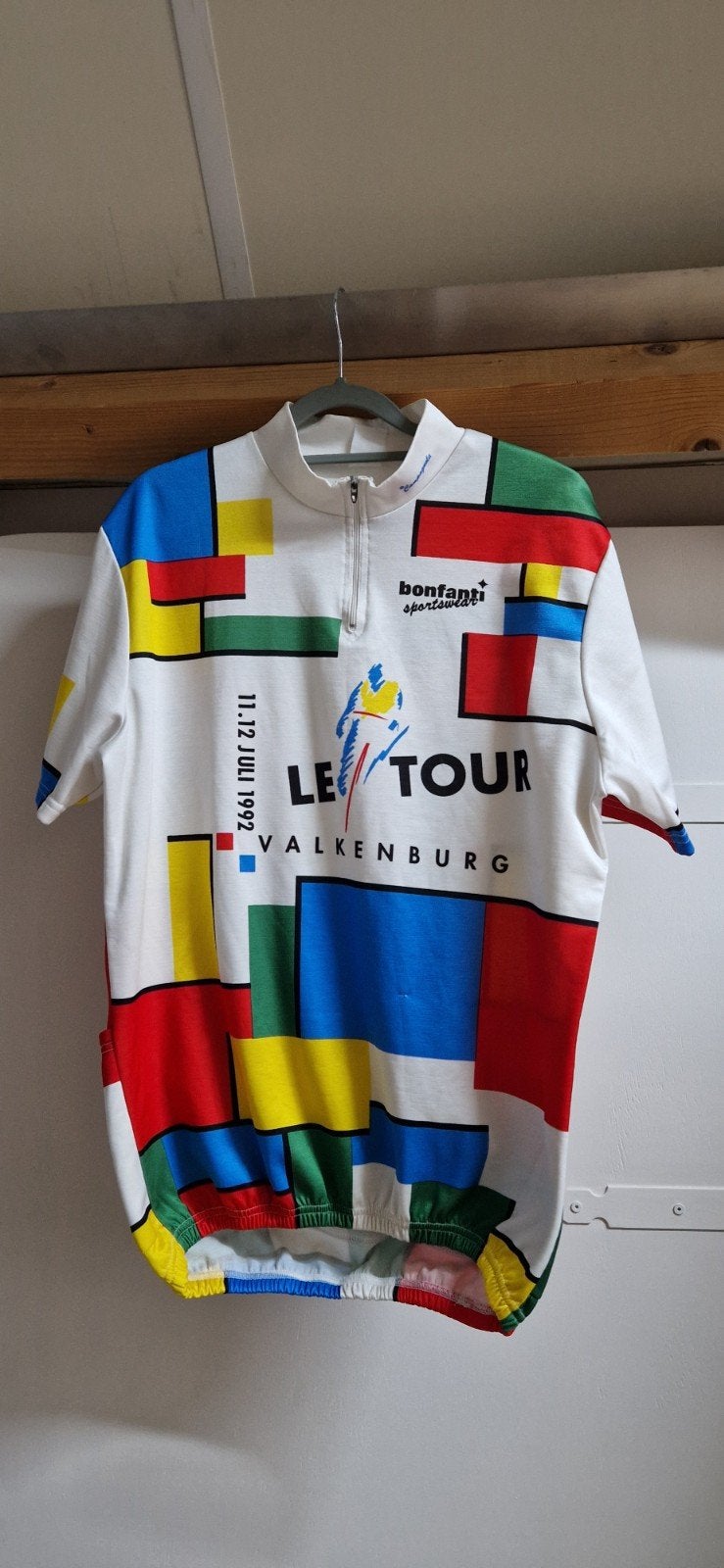 Vintage Le Tour 1992 fietsshirt - Valkenburg - Maat M, Ophalen of Verzenden, Gebruikt, Kleding