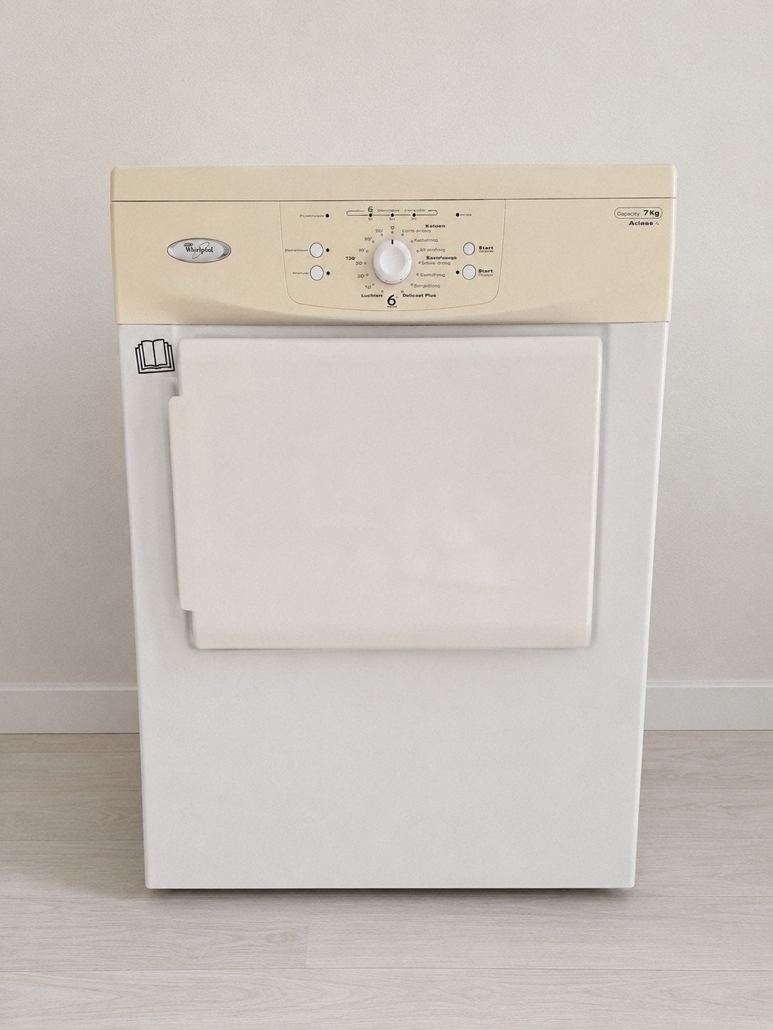 Droger Atlanta Whirpool, Witgoed en Apparatuur, Wasdrogers, Ophalen, 6 tot 8 kg, Gebruikt, 85 tot 90 cm