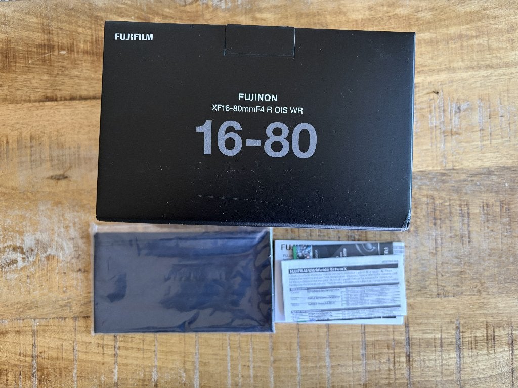 Fuji XF16-80mm zoomlens, Ophalen, Fujifilm, Handmatige focus, Zo goed als nieuw