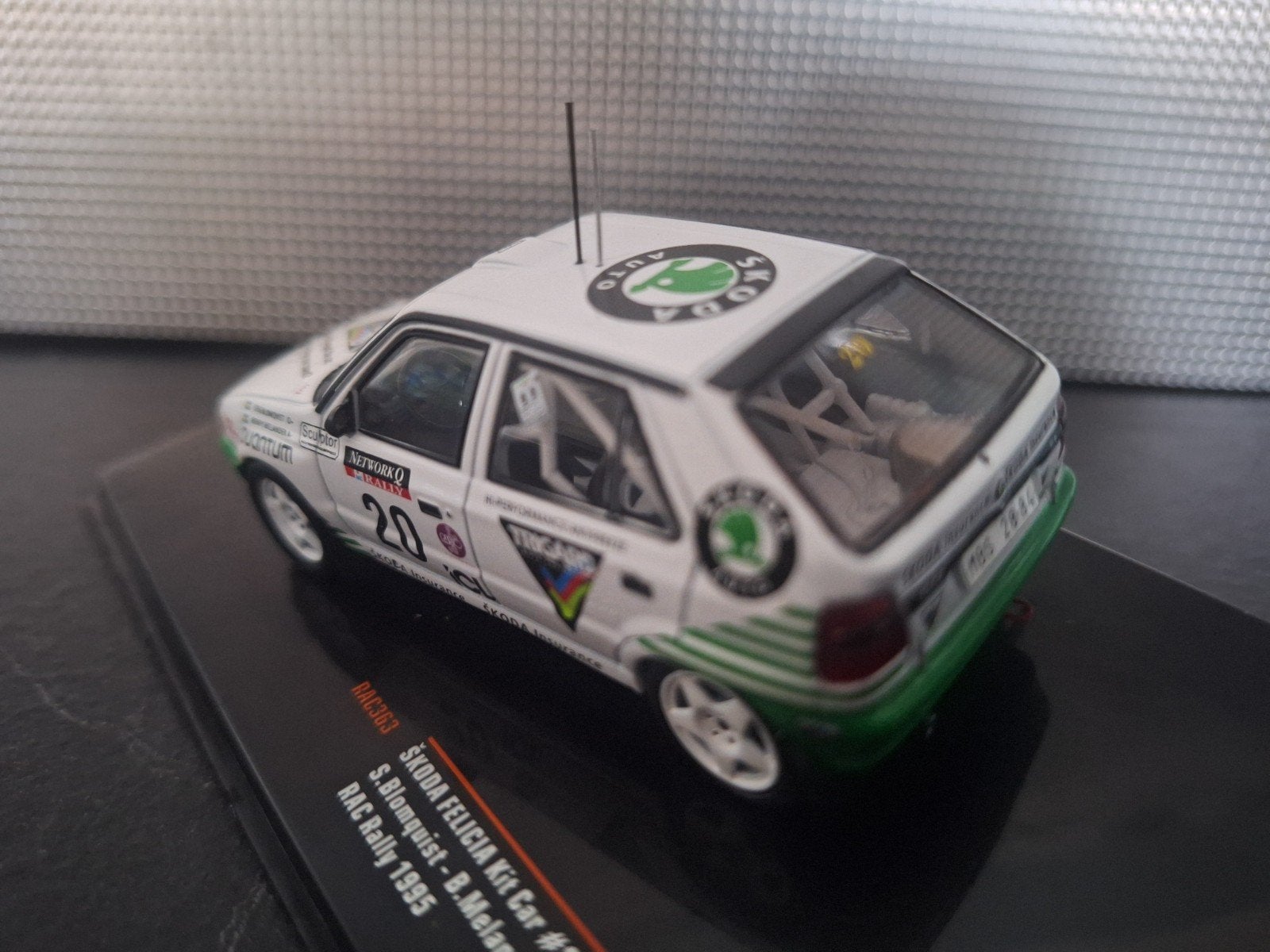 Skoda Felicia Kit Car #20 RAC Rally 1995 Schaal 1:43, Overige merken, IXO, IXO, Nieuw