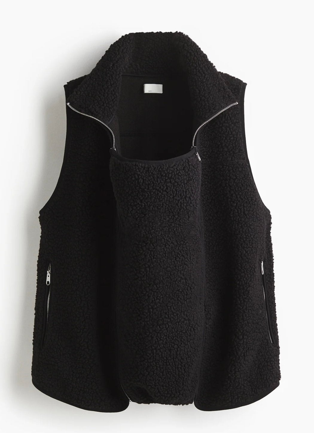 Teddy draagbodywarmer, Maat 38/40 (M), Overige typen, Zwart, Ophalen of Verzenden