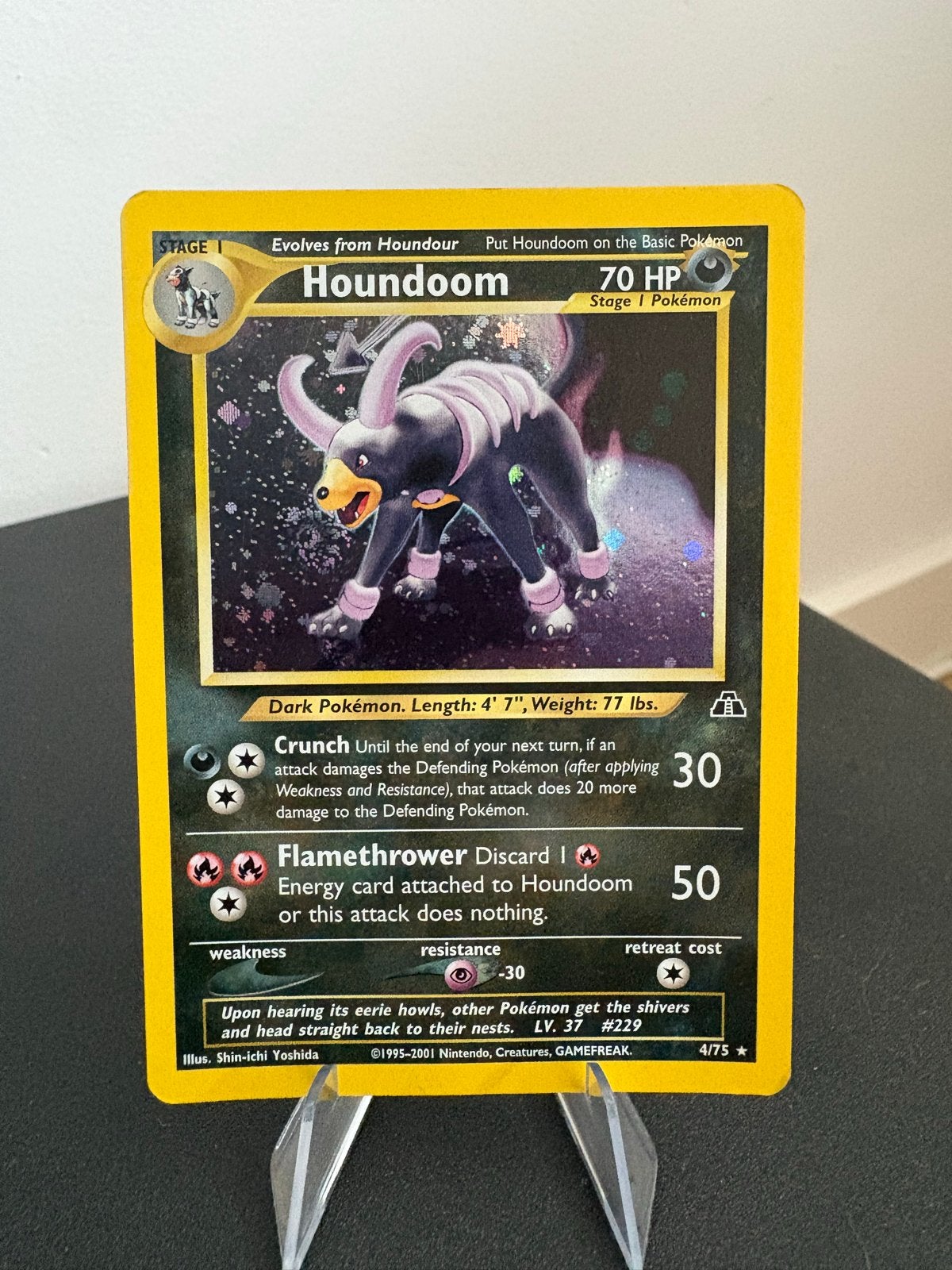 Houndoom Pokémon kaart - Dark Pokémon - Vintage, Hobby en Vrije tijd, Verzamelkaartspellen | Pokémon, Ophalen of Verzenden, Gebruikt