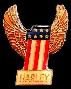 Harley-Davidson nummer 1 pin- goudkleur 1, Verzenden, Nieuw, Transport, Speldje of Pin