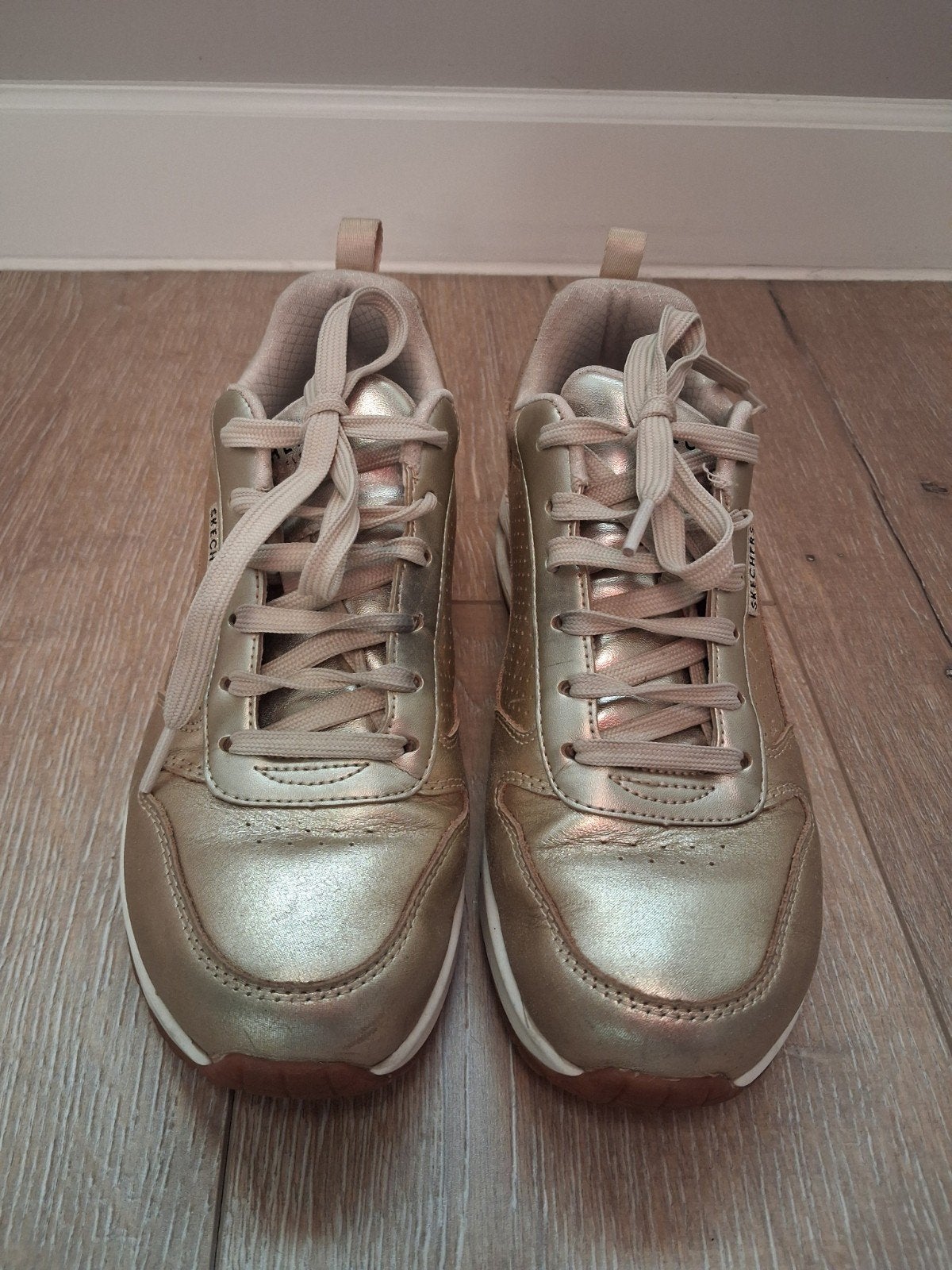 Gouden Skechers sneakers maat 39, Skechers, Overige kleuren, Ophalen of Verzenden, Sneakers of Gympen