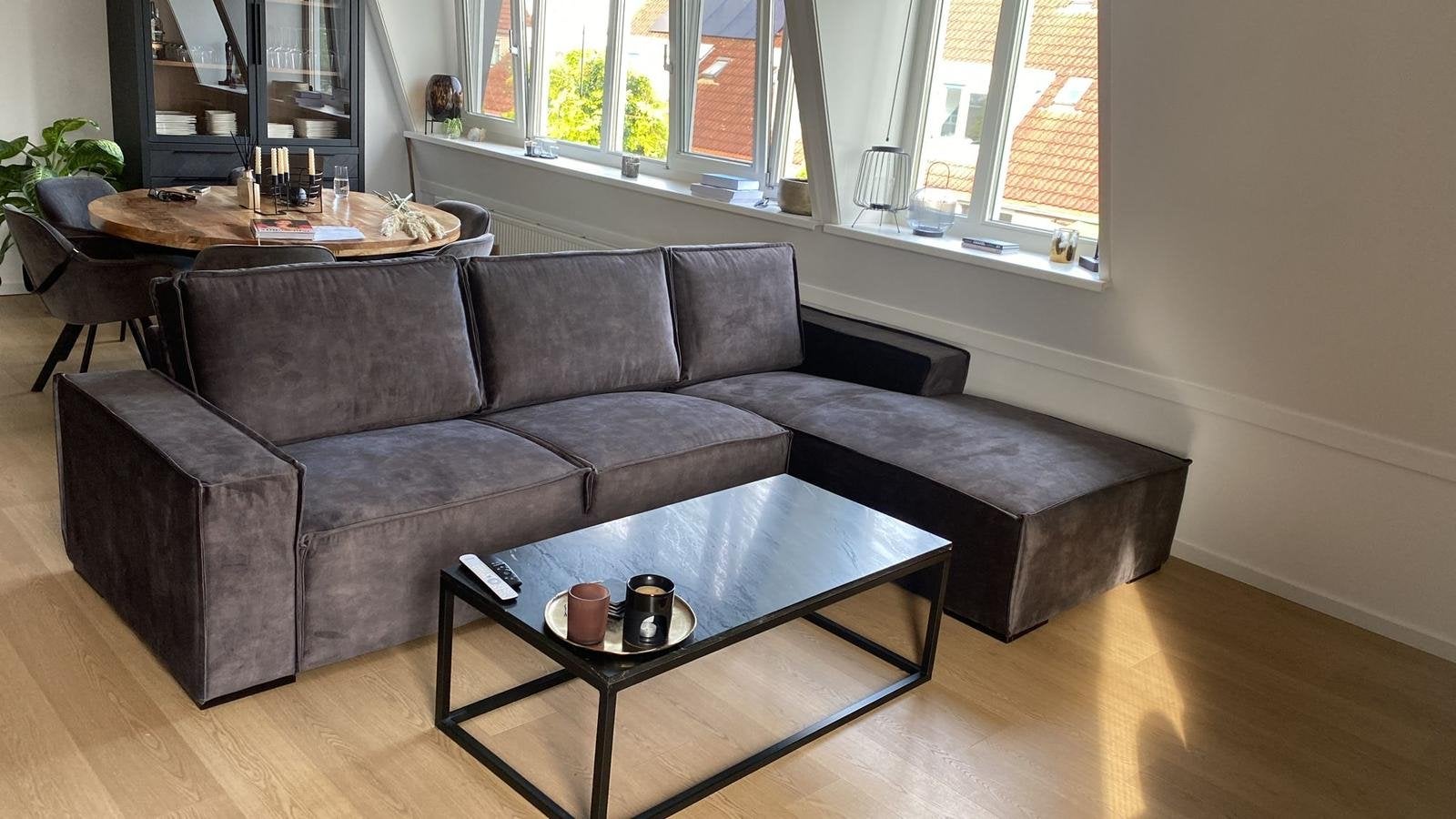 Moderne Hoekbank - Comfortabel en Stijlvol, Ophalen, Gebruikt, 100 tot 125 cm, Hoekbank