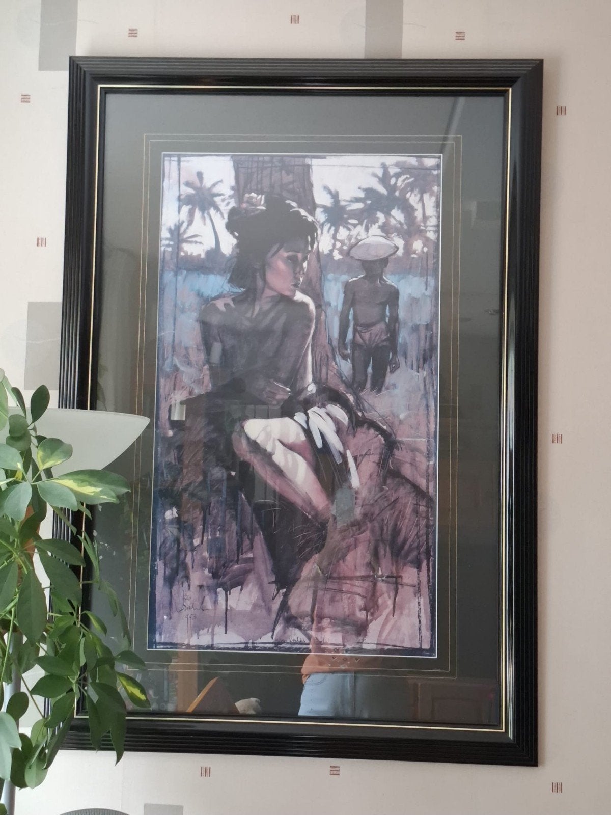 Twee genummerde litho's van Nico Vrielink in lijst, Ingelijst, Ophalen, Overige onderwerpen