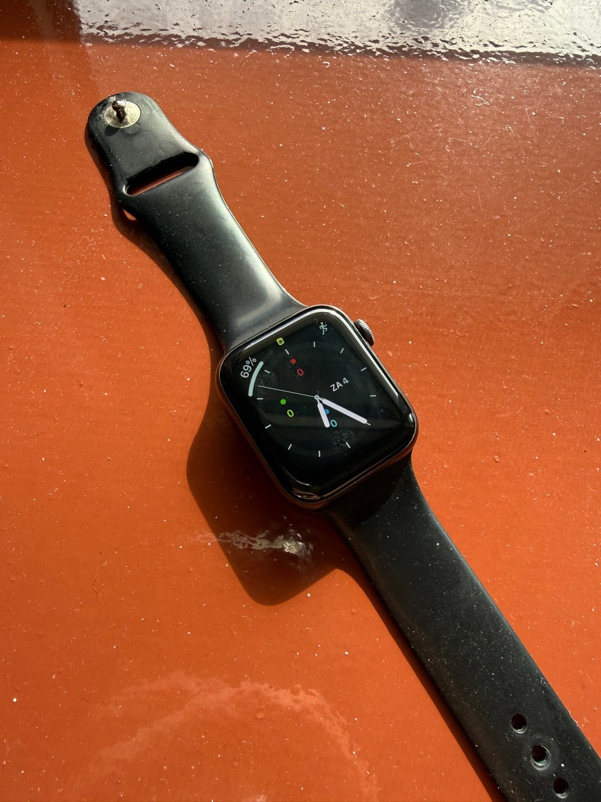 Apple Watch Series 5 Nike Edition, Ophalen, Zwart, IOS, Waterdicht