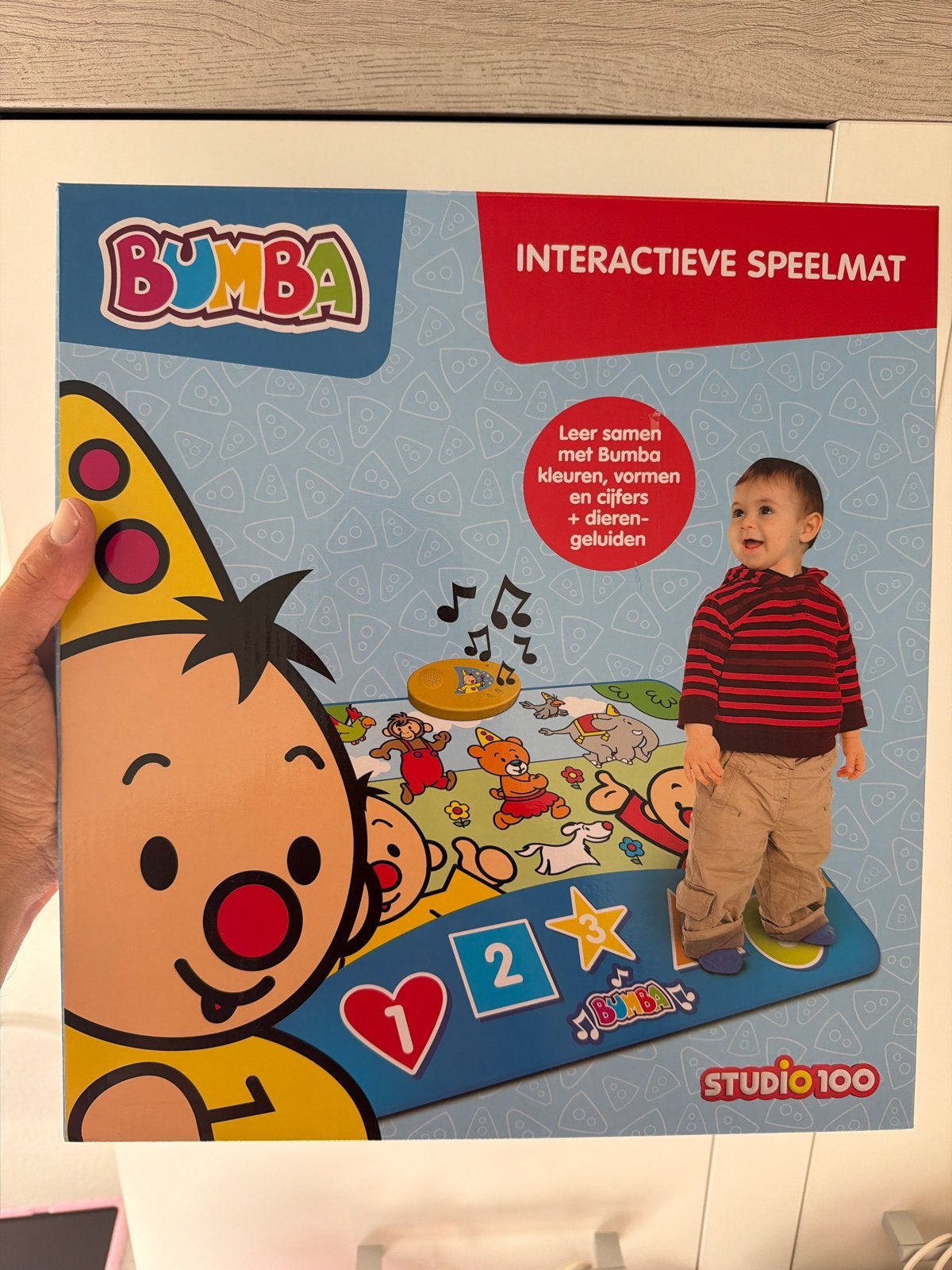 Bumba Interactieve Speelmat - Leer Kleuren, Vormen & Cijfers, Ophalen of Verzenden, Nieuw, Speelkleed, Met geluid