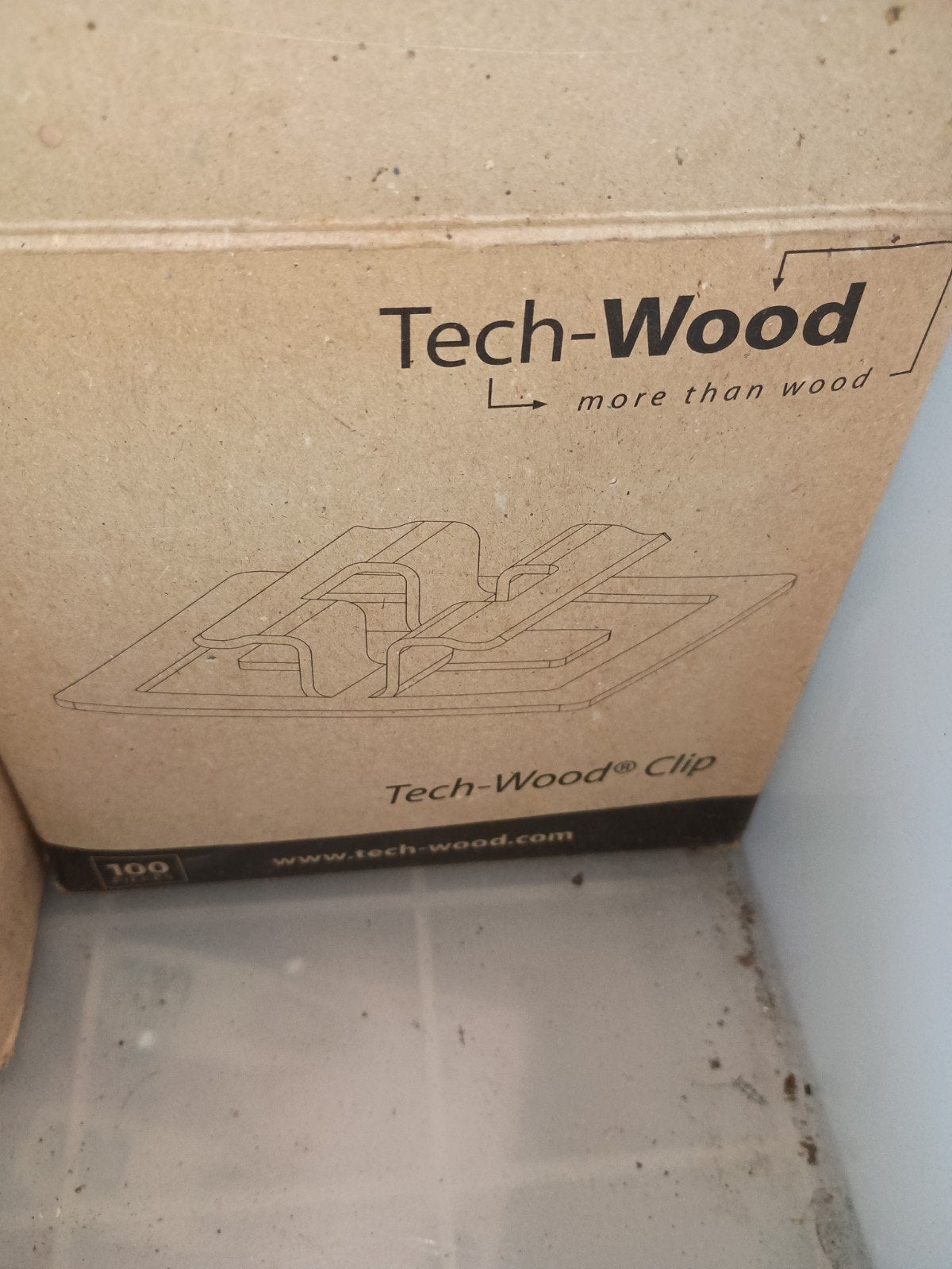 Tech-Wood Clips voor Terrasplanken - Nieuw in Doos, Ophalen, Nieuw