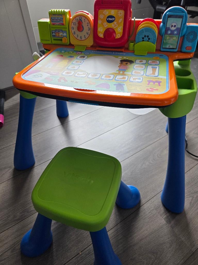 Vtech 5 in 1 bureau, Kinderen en Baby's, Speelgoed | Vtech, Ophalen, Zo goed als nieuw