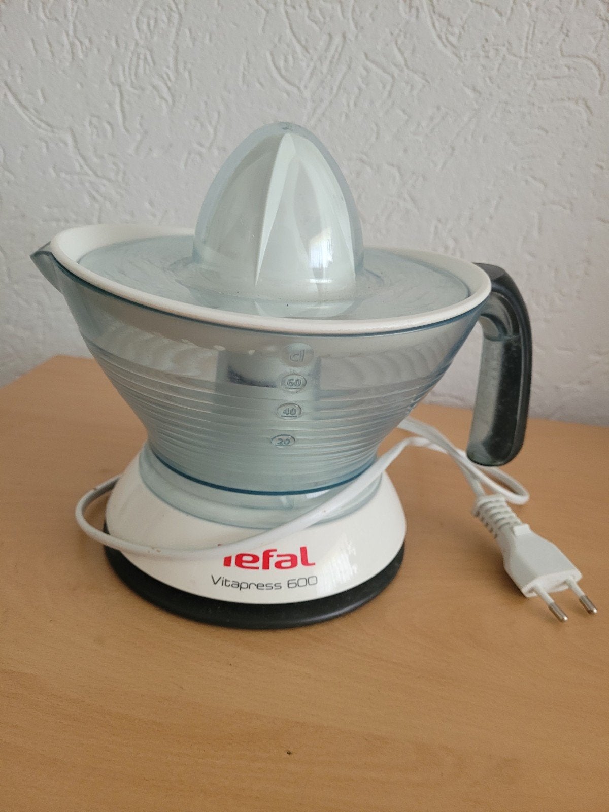 Tefal Vitapress 600 Citruspers zo goed als nieuw, Elektrisch, Tefal SAS, 112 Chemin du Moulin du Loup, 69130 Écully, Frankrijk