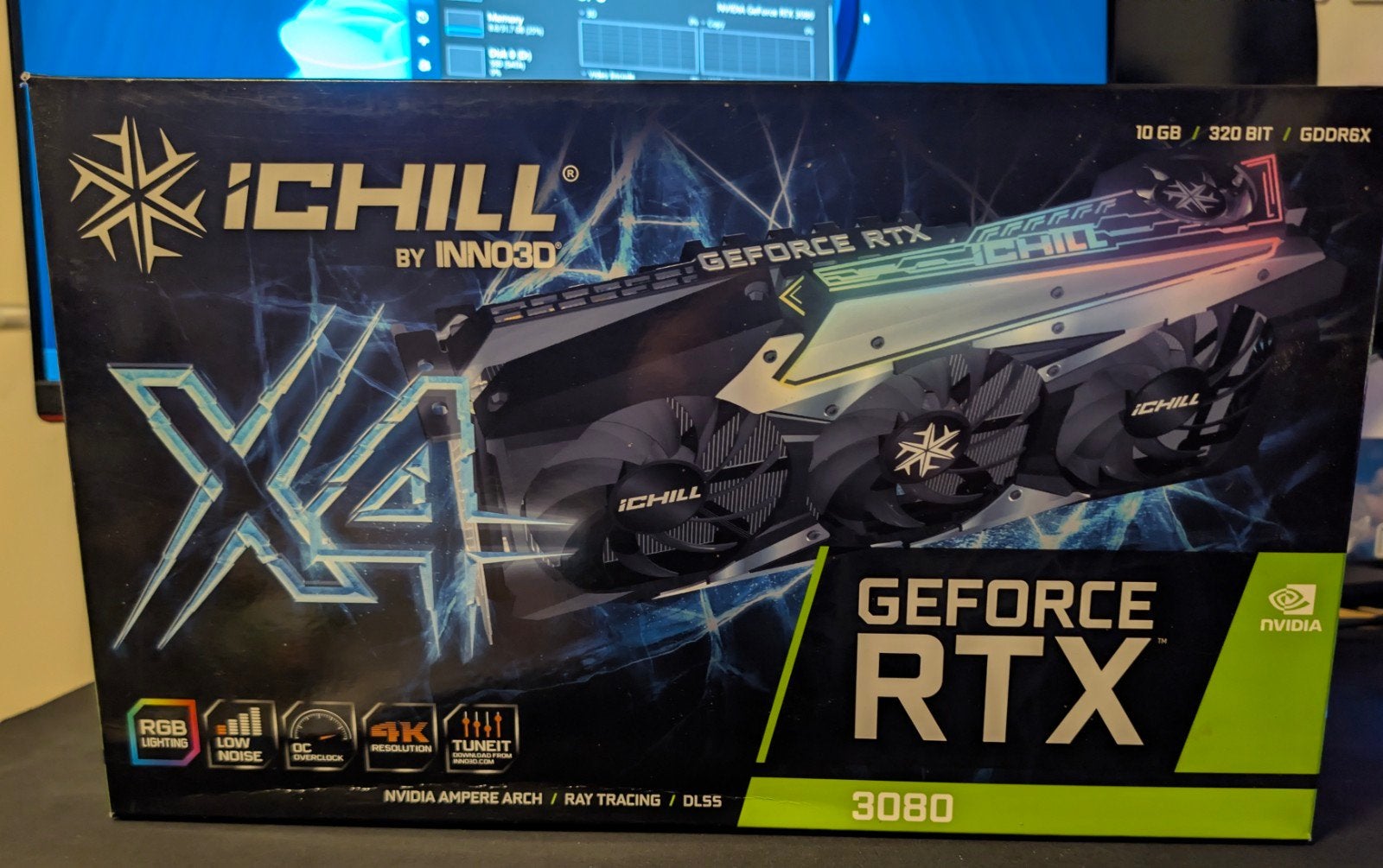 Inno3D GeForce RTX 3080 iCHILL X4, Computers en Software, Verzenden, GDDR6, PCI-Express 4, Zo goed als nieuw