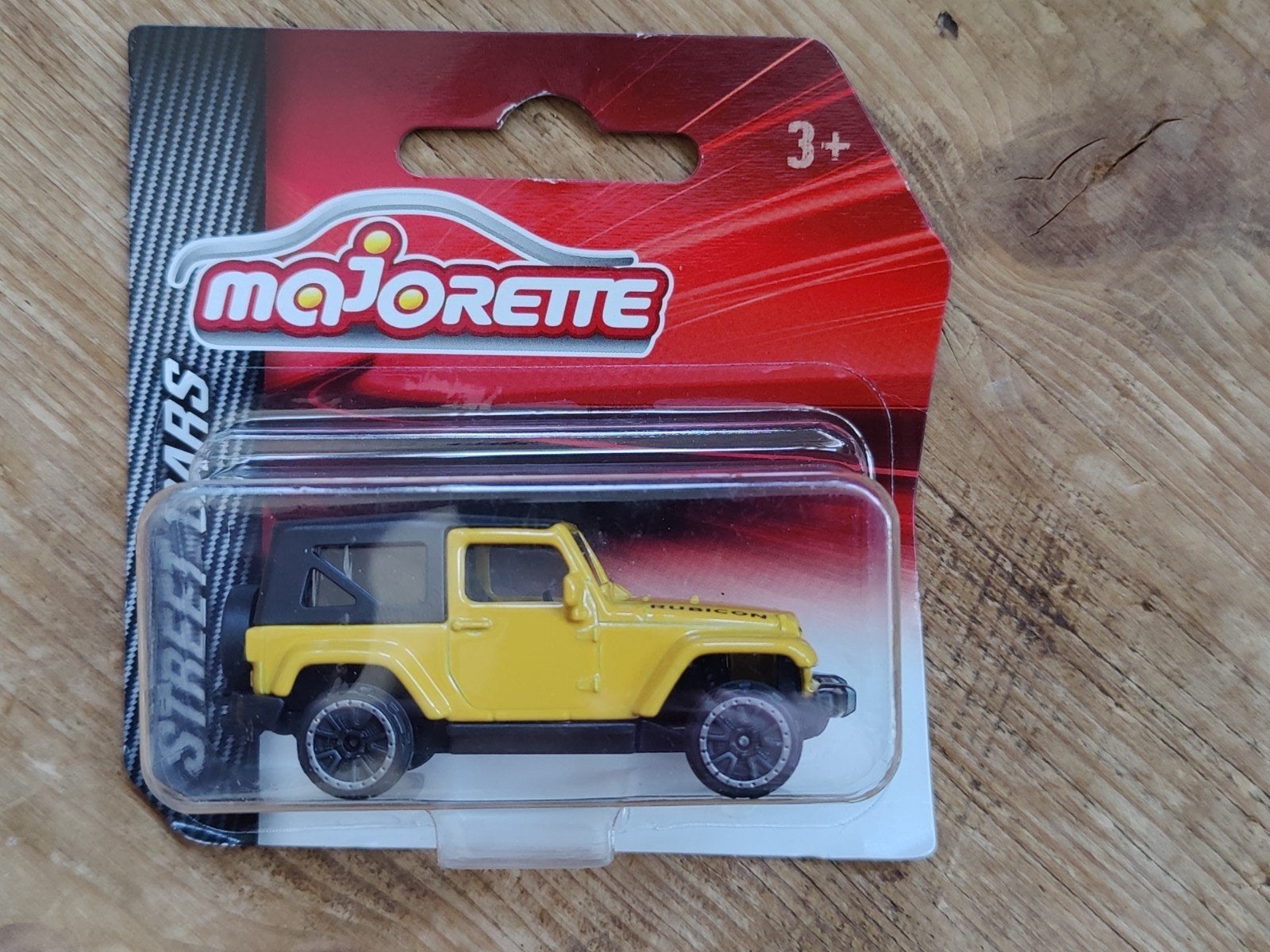 Majorette JEEP Wrangler Rubicon GEEL, Hobby en Vrije tijd, Ophalen of Verzenden, Auto