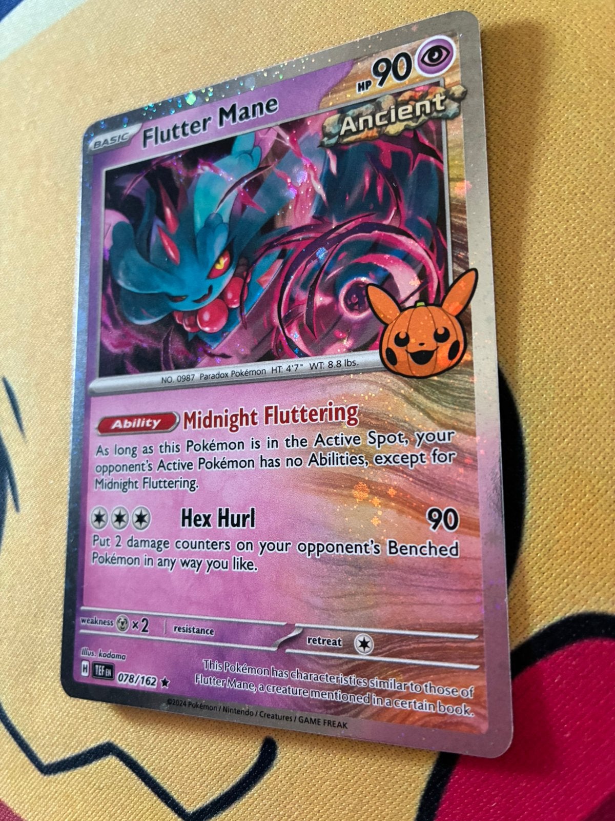 Flutter Mane 078/162 – Trick or Trade – Cosmos Holo – Swirl, Ophalen of Verzenden, Zo goed als nieuw