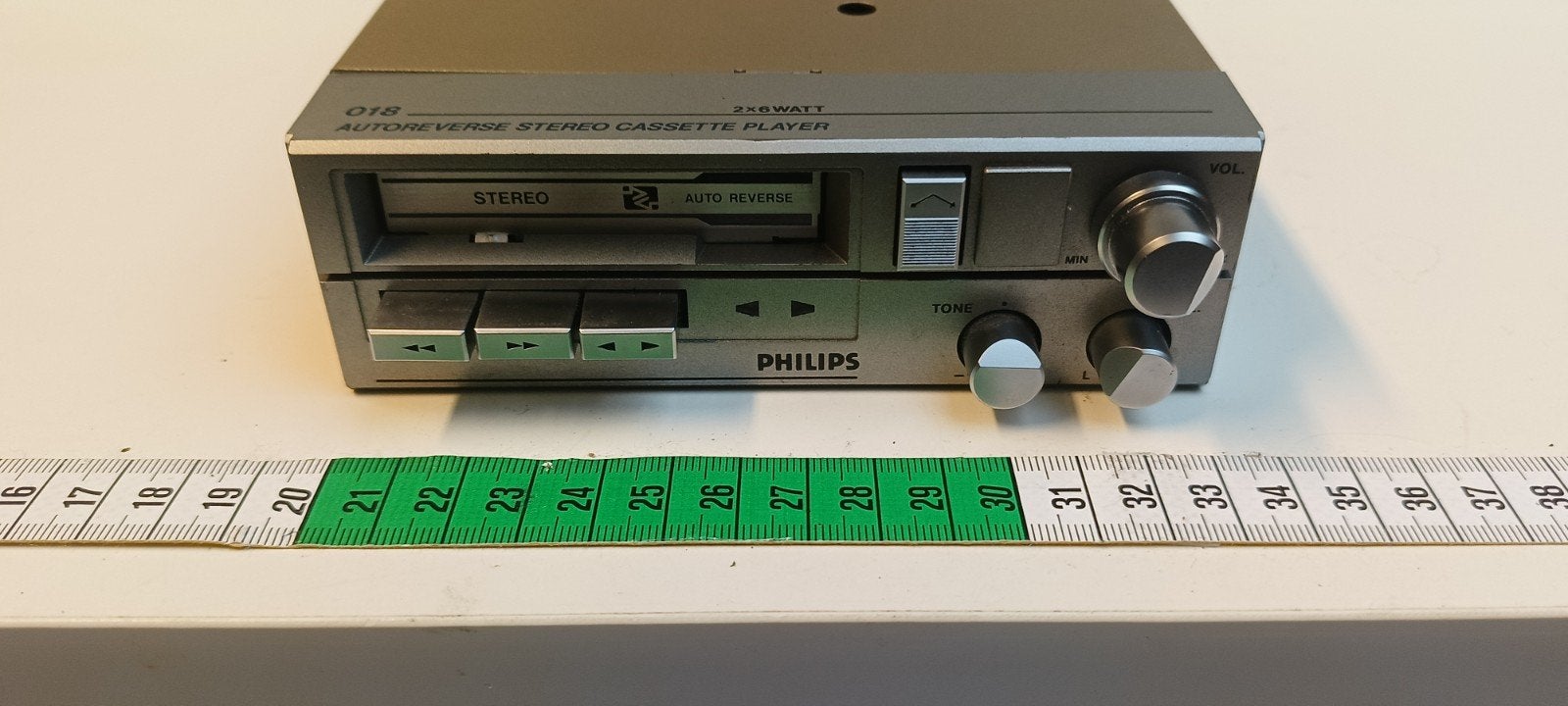 auto Philips Cassettespeler  Vintage, Ophalen of Verzenden