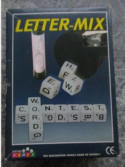 Lettermix - fascinerend familiespel met letters / woorden, Kinderen en Baby's, Ophalen of Verzenden, Zo goed als nieuw