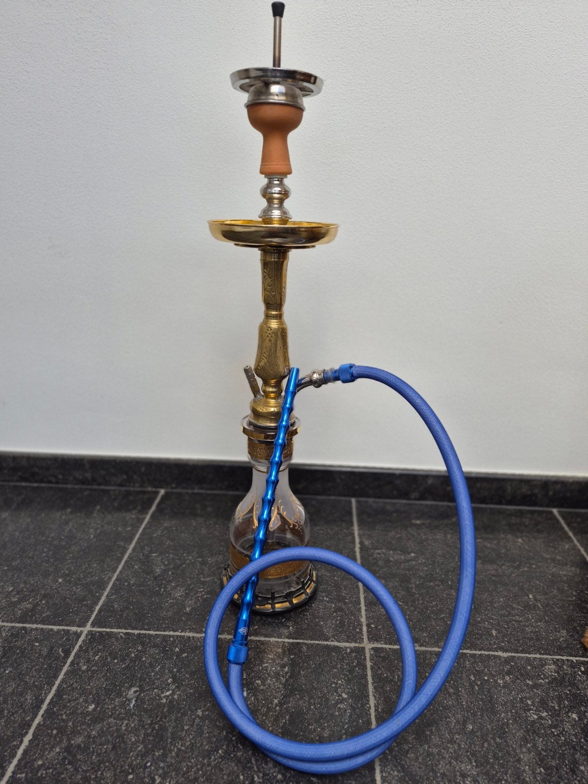 prachtige Shisha waterpijp met toebehoren, Ophalen of Verzenden, Zo goed als nieuw, (Water)pijp