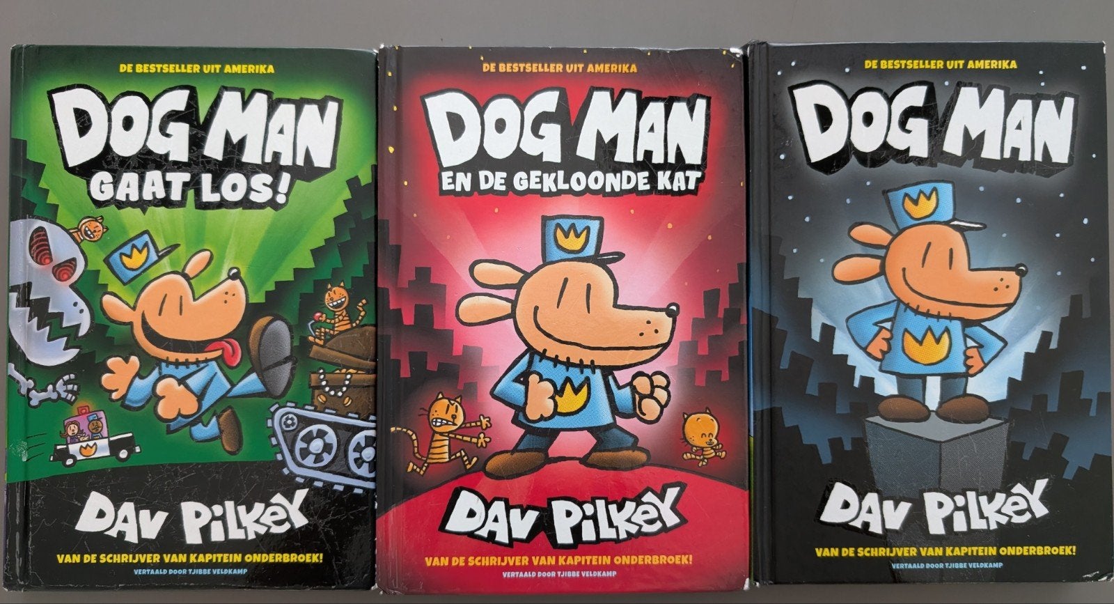 Dog Man boeken, Ophalen, Gebruikt