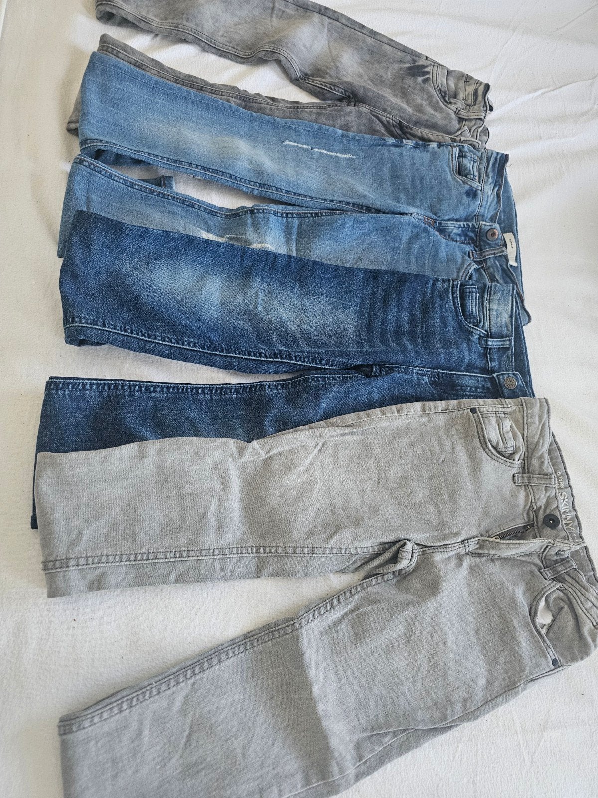 Partij spijkerbroeken voor jongens - diverse kleuren, Broek, Gebruikt, Ophalen of Verzenden, Jongen