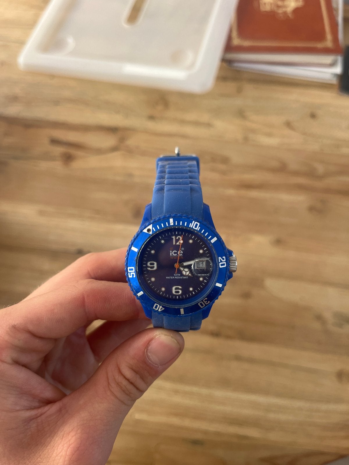 Ice Watch Blauw Polshorloge, Overige merken, Kunststof, Gebruikt, Polshorloge