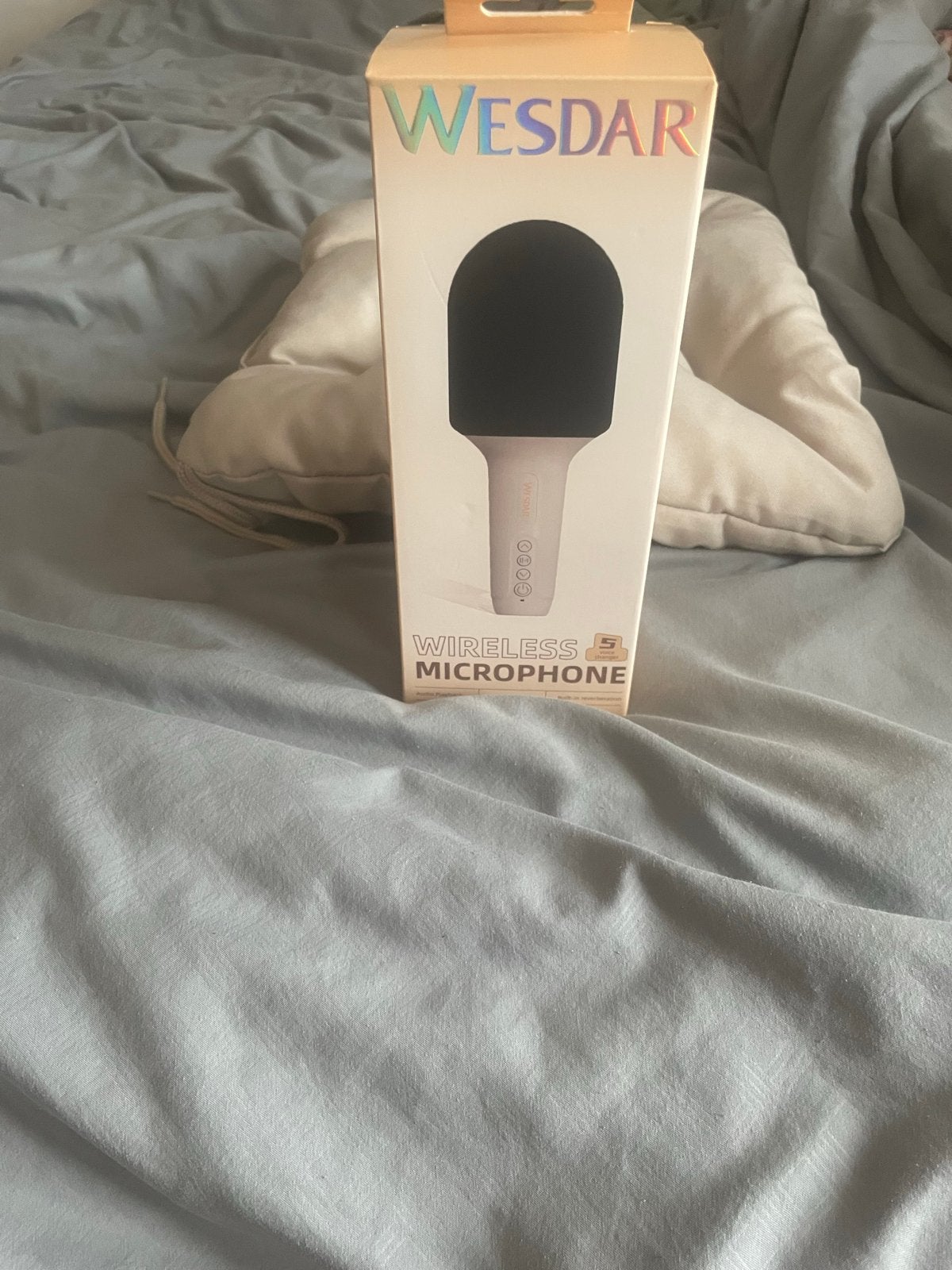 WESDAR Draadloze Microfoon - Nieuw in doos, Ophalen of Verzenden, Nieuw, Zangmicrofoon, Draadloos