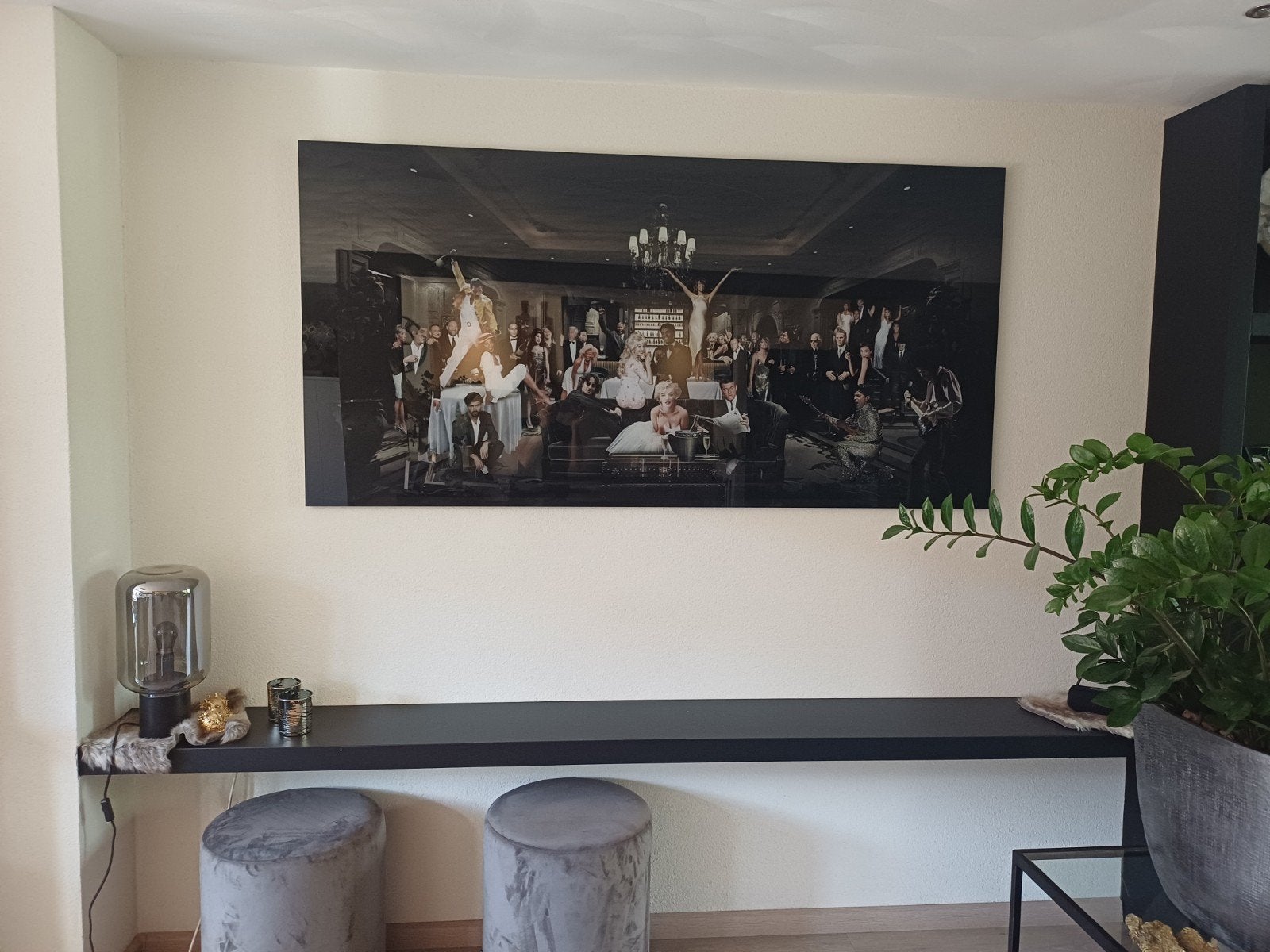 Plexiglas schilderij The Rest is History 200 x 100, Ophalen, Zo goed als nieuw, Inbouwhaard, Gashaard
