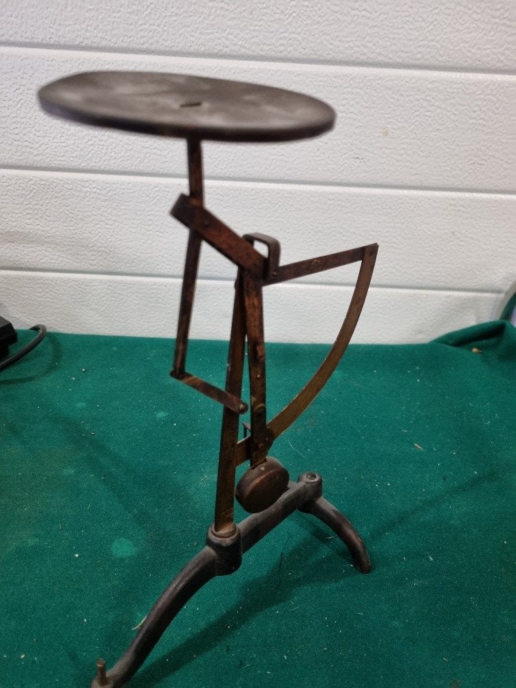 brievenweegschaal antiek 1920 messing, Ophalen of Verzenden