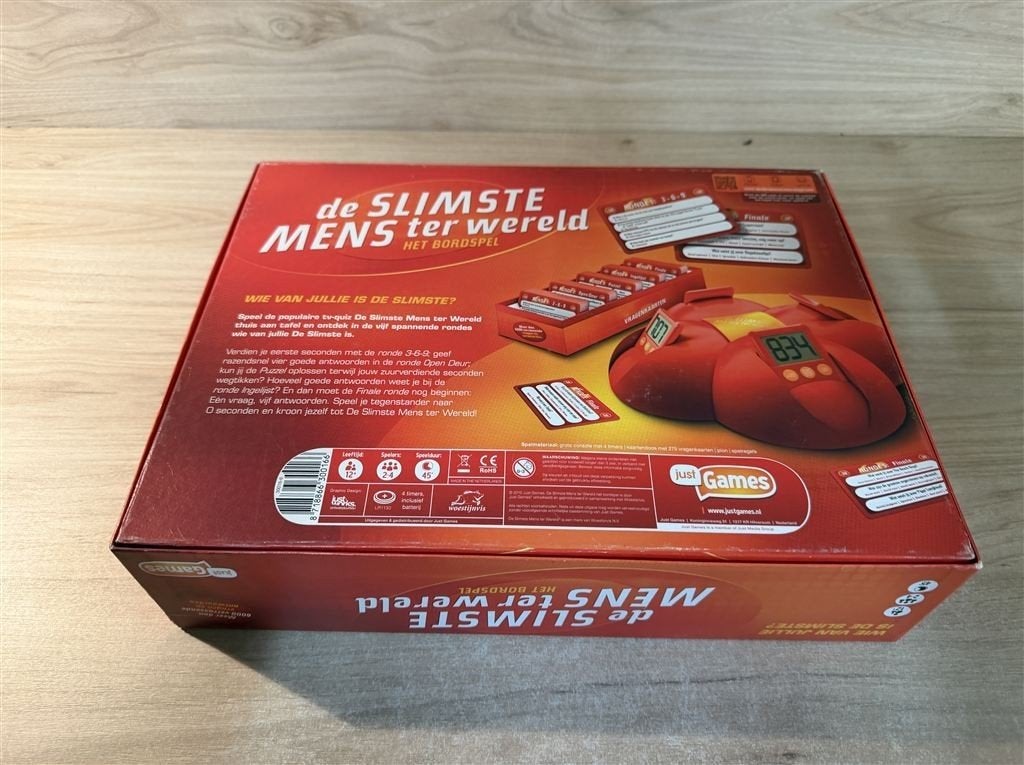 de slimste mens ter wereld - s6918, Hobby en Vrije tijd, Gezelschapsspellen | Bordspellen, Verzenden, Zo goed als nieuw