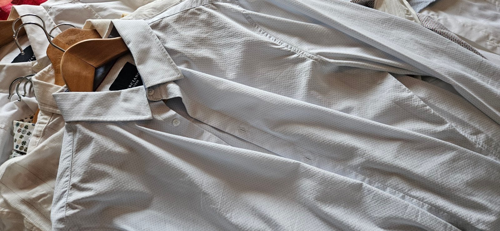 Marciano by Guess, overhemd, maat 44, Wit, Marciano Guess, Ophalen of Verzenden, Zo goed als nieuw