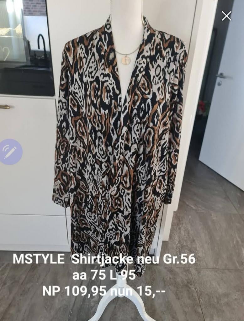 Mode 54/56-60, Ophalen of Verzenden, Zo goed als nieuw, Maat 46/48 (XL) of groter, Zwart