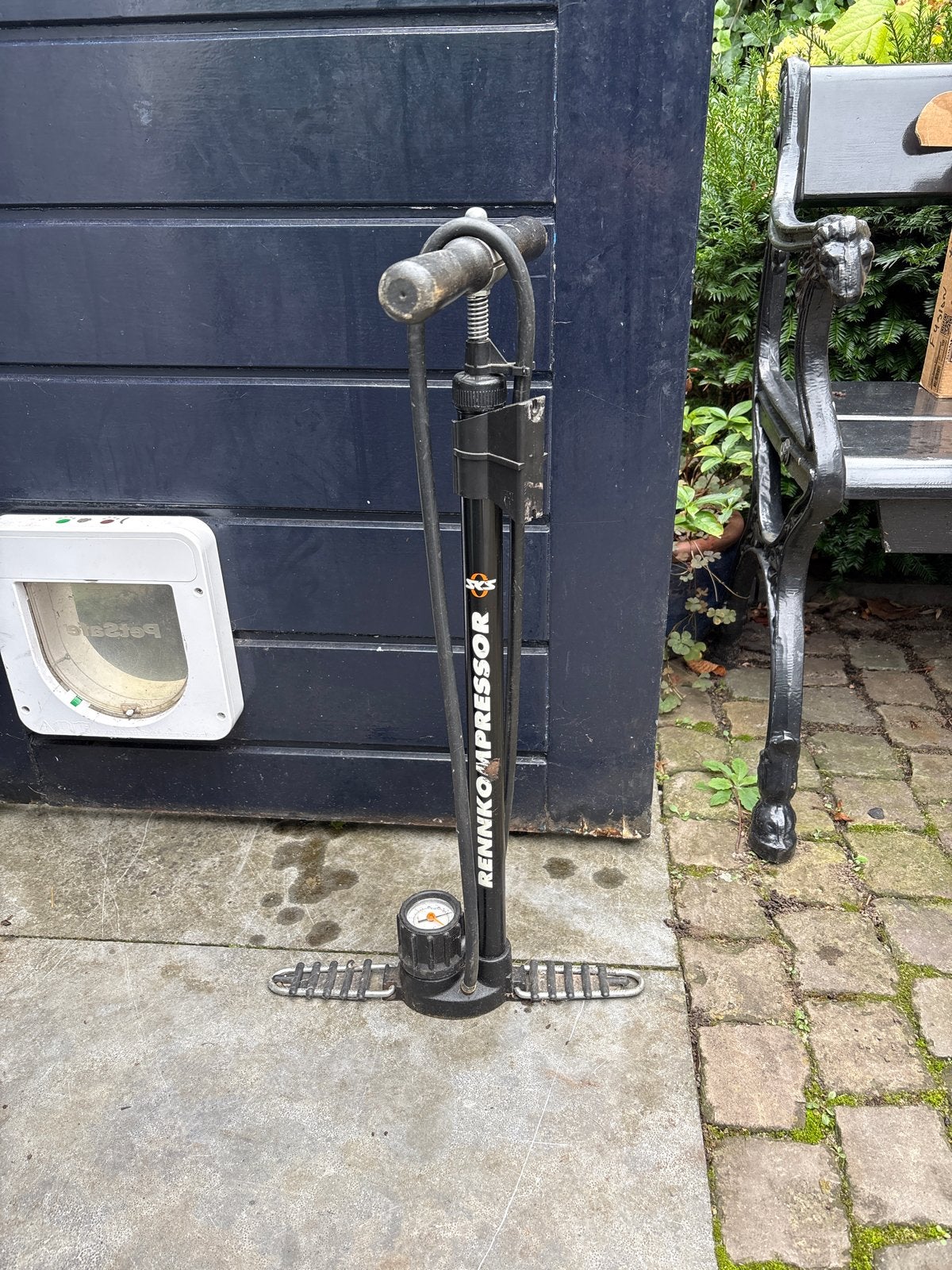 SKS Rennkompressor fietspomp met drukmeter, Fietsen en Brommers, Ophalen of Verzenden, Drukmeter, Gebruikt