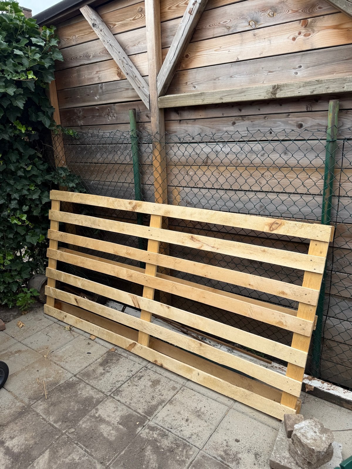 Pallet 100x200 cm - Ideaal voor tuin of projecten, Ophalen, Gebruikt, 200 tot 250 cm, Overige houtsoorten