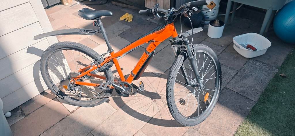 Oranje 28 inch Rockrider Mountainbike, Fietsen en Brommers, Fietsen | Mountainbikes en ATB, Minder dan 45 cm, Ophalen of Verzenden
