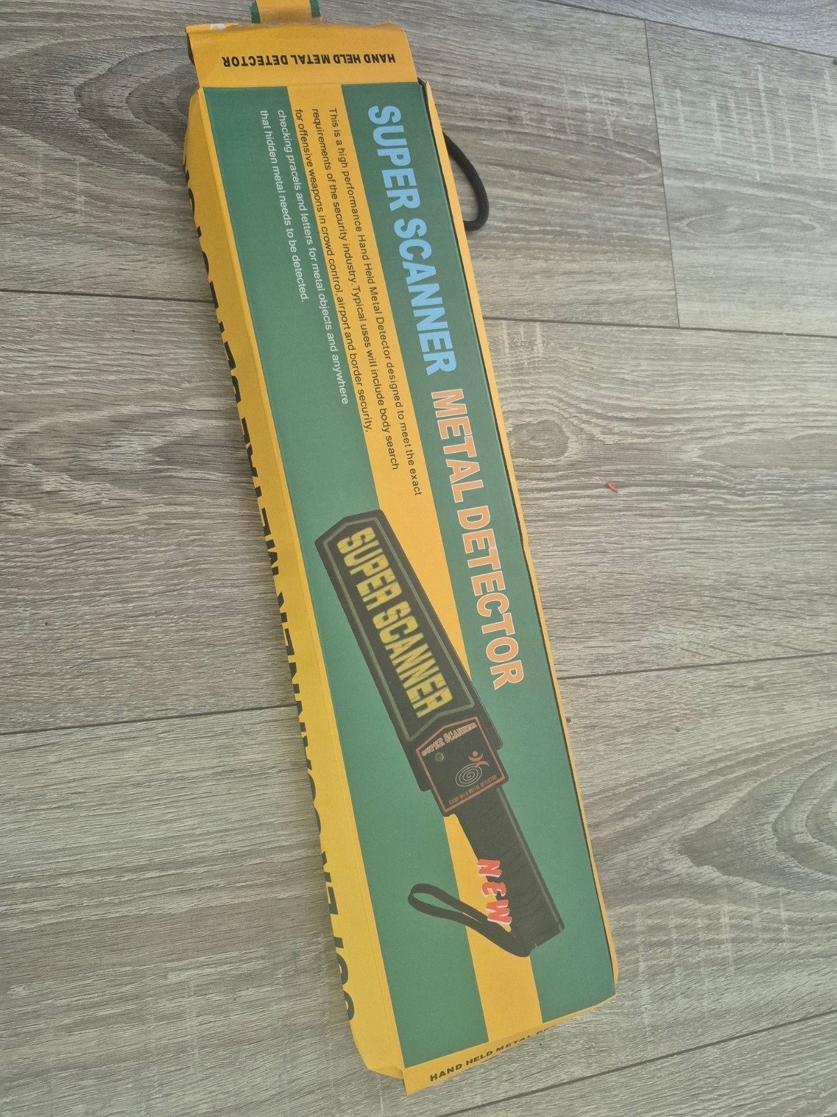 Handheld Metaaldetector Super Scanner MD-3003B, Overige merken, Nieuw, Ophalen of Verzenden, 30 cm of minder