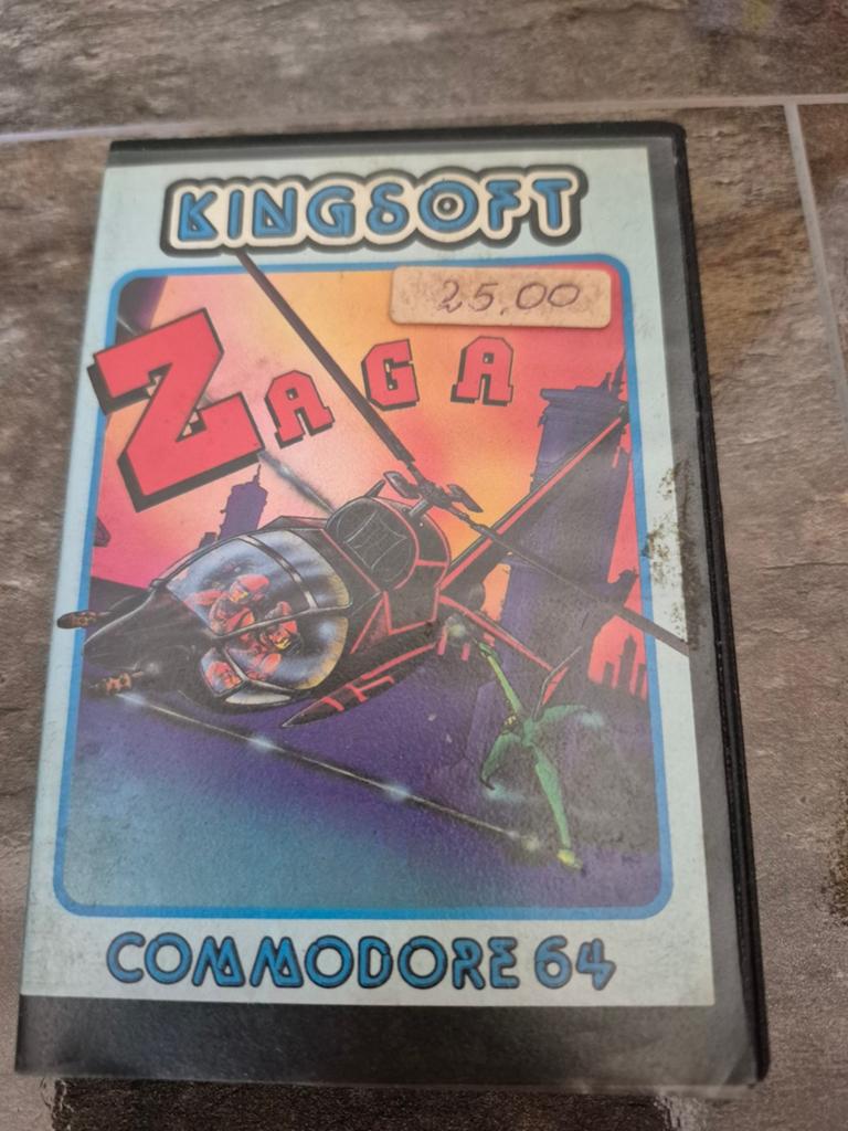 Commodore 64 C64 Kassette Game: Zaga Mission (Kingsoft), Avontuur en Actie, Gebruikt, 1 speler, Ophalen of Verzenden