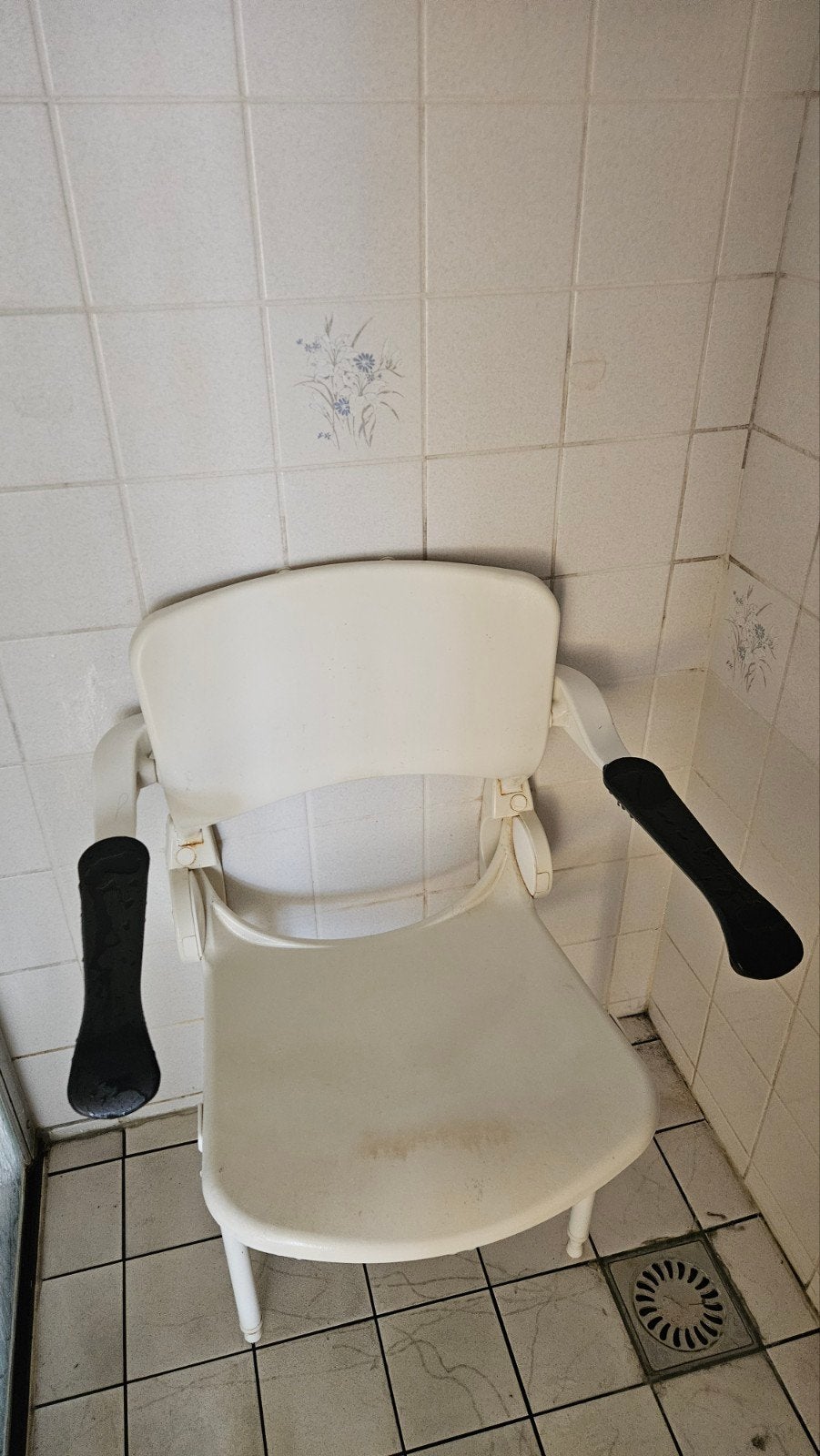 Douchestoel en leuningen voor douche en wc. Gratis!, Ophalen, Gebruikt