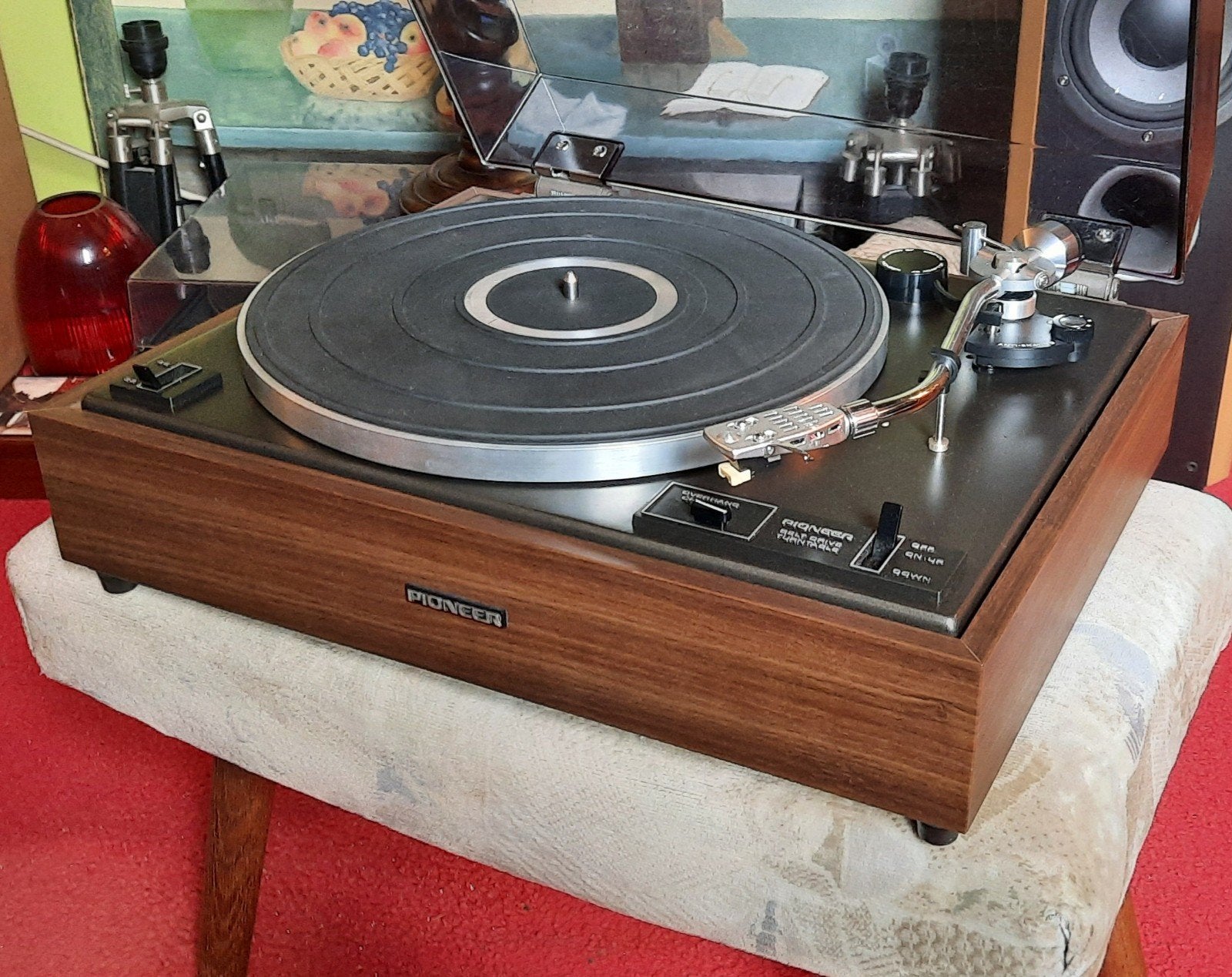 Te Koop Pioneer pl12d met shure m75-6s element  🟢, Audio, Tv en Foto, Ophalen, Pioneer