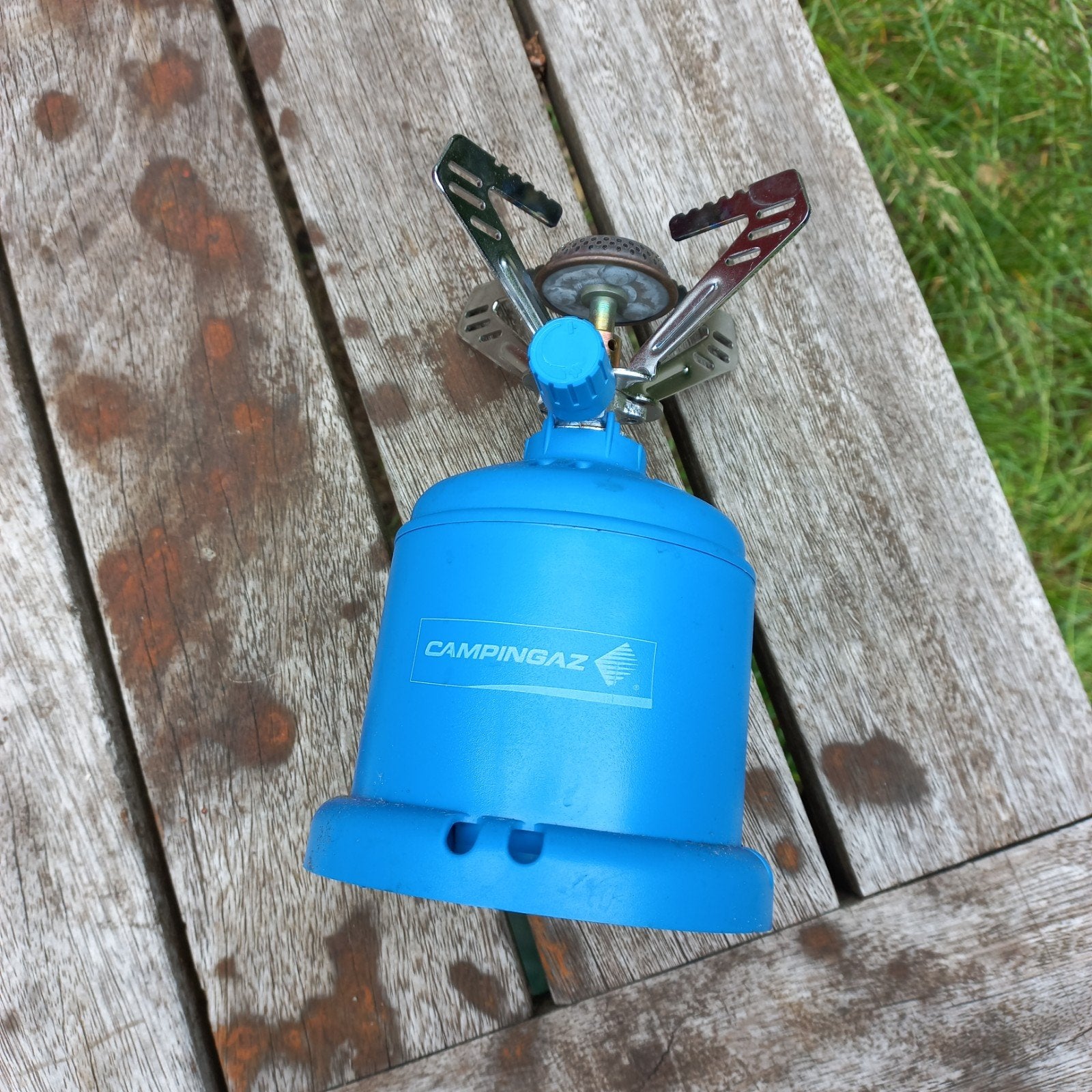 Kamperen,campingaz,gaskookstel,draagbare gasbrander, Ophalen of Verzenden, Zo goed als nieuw