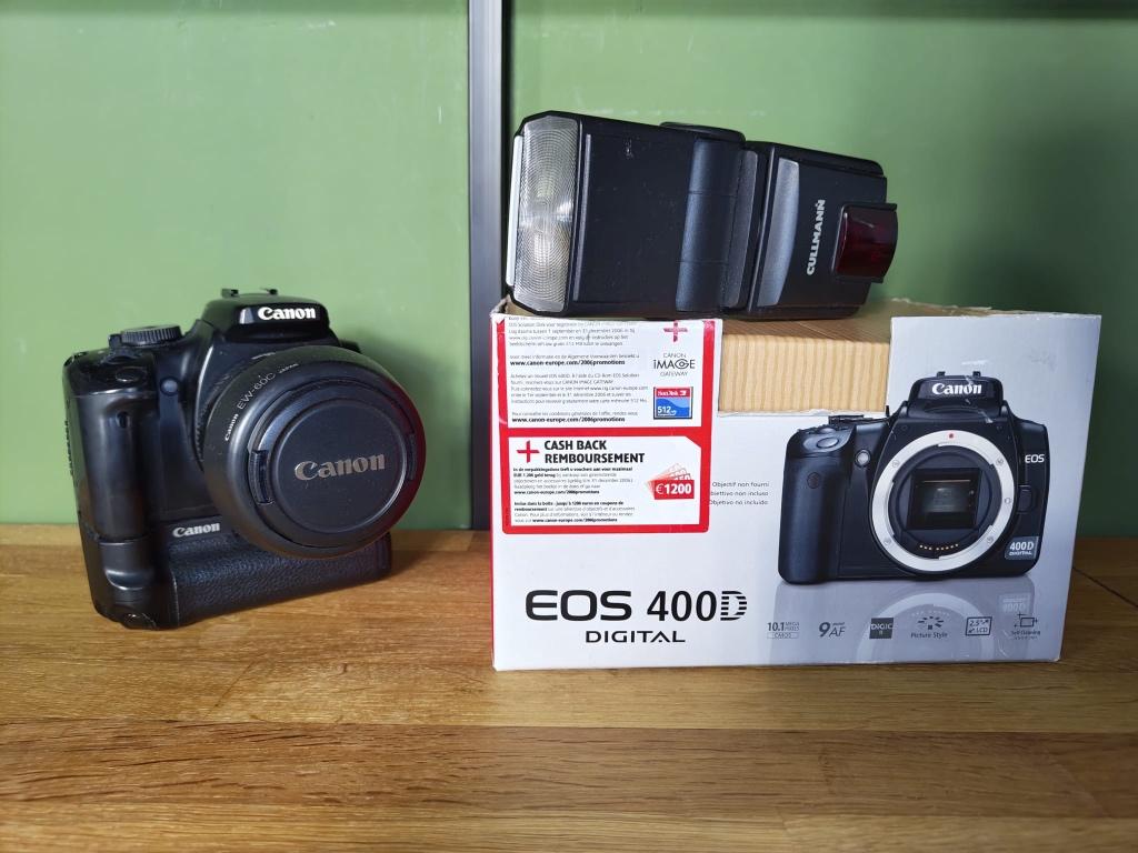 Canon 400d, Ophalen, Gebruikt, Canon, Geen optische zoom