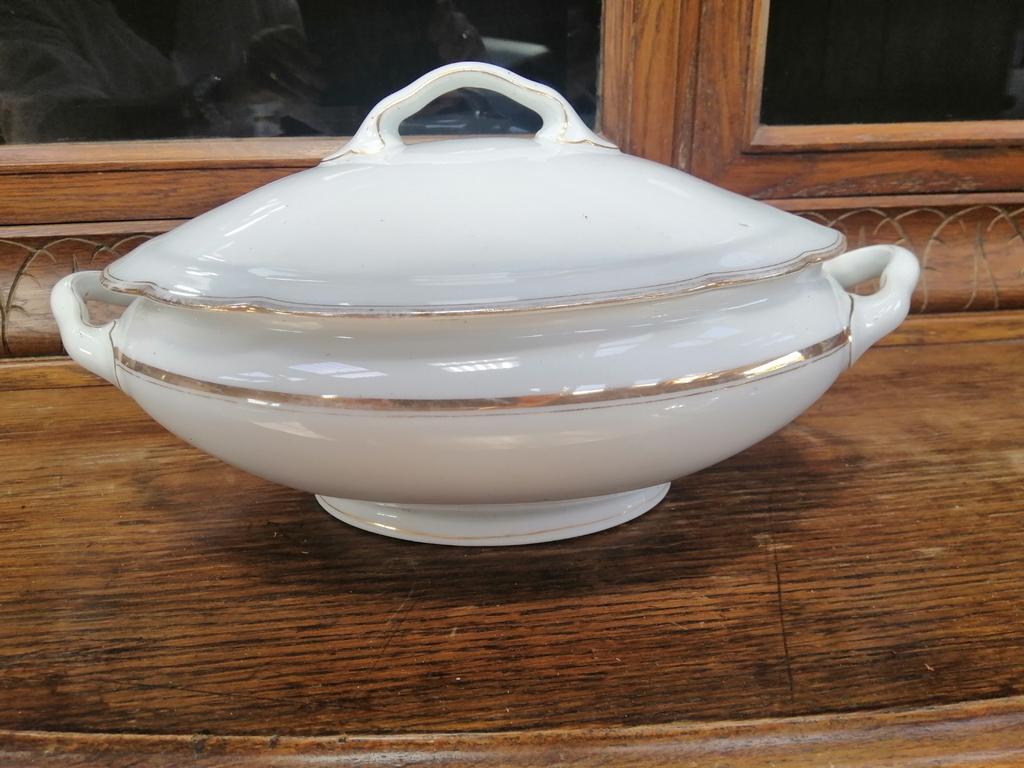 Brocante dekschaal, Antiek en Kunst, Ophalen of Verzenden