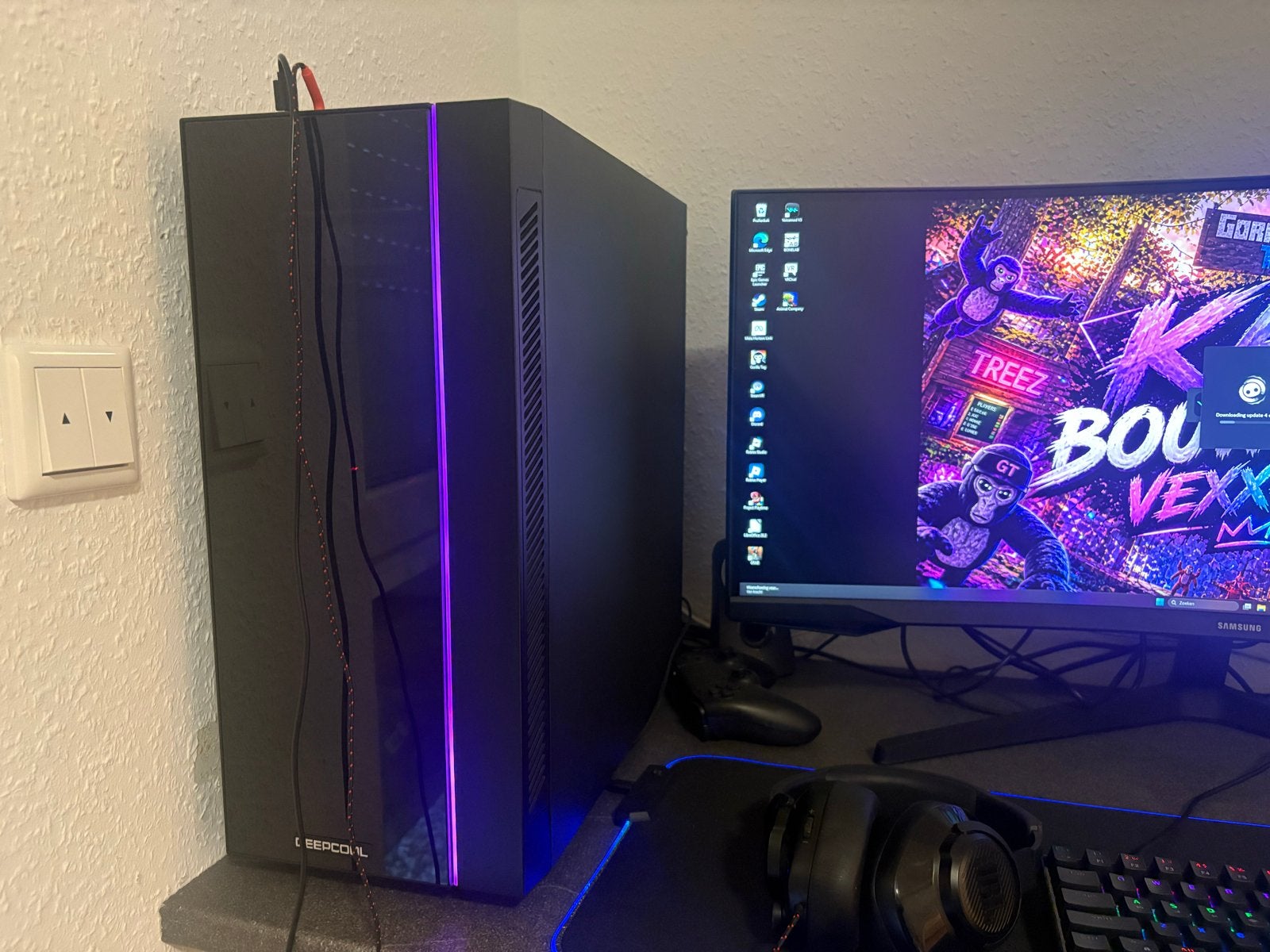 Complete Gaming PC Setup - Intel i5-9400F, GTX 1060, 16GB RA, Gebruikt, HDD, 2 tot 3 Ghz, Ophalen of Verzenden