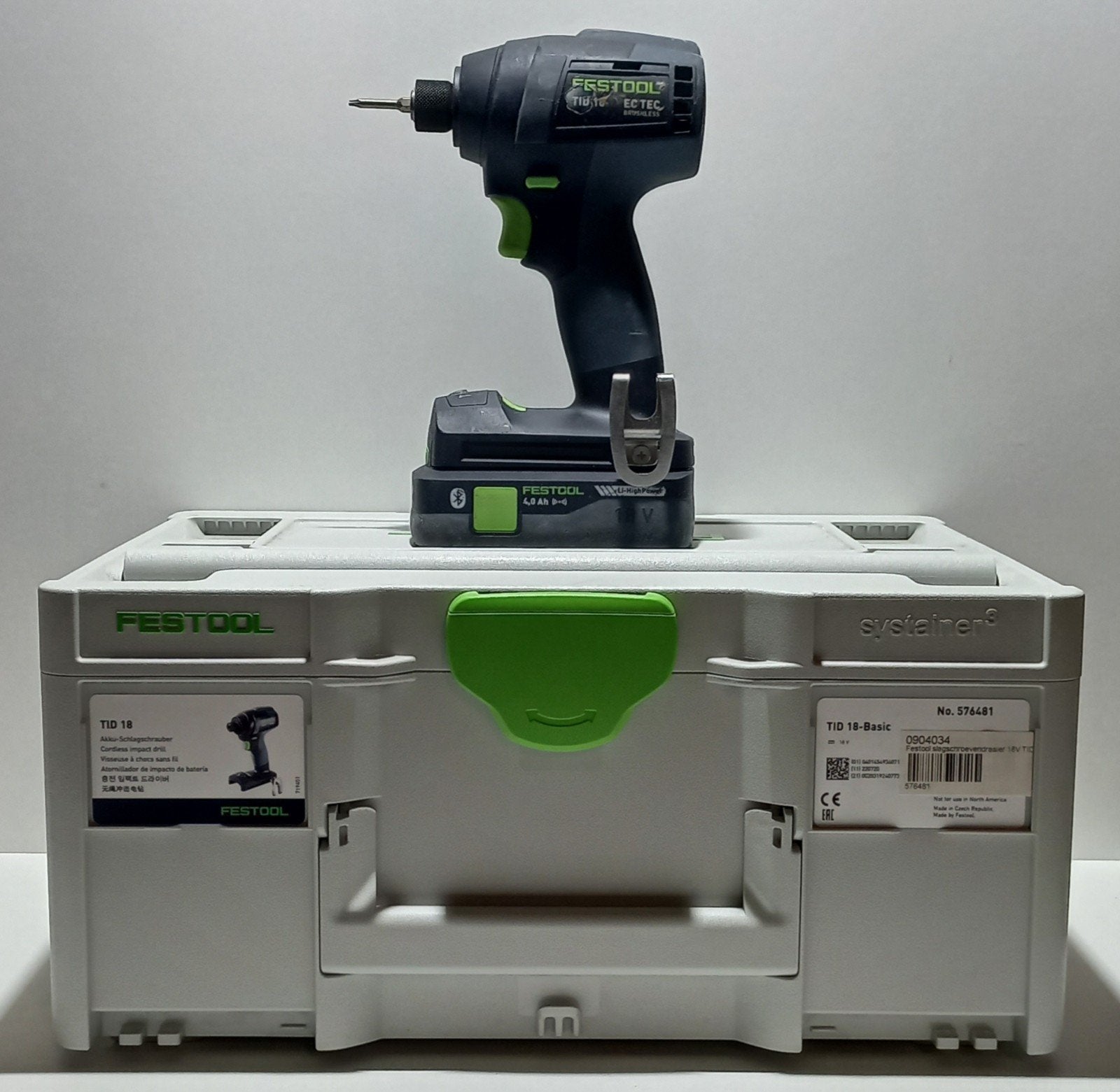 Festool TID 18 Accu Slagboormachine met Accu en Oplader, 600 watt of meer, Ophalen of Verzenden, Variabele snelheid, Zo goed als nieuw