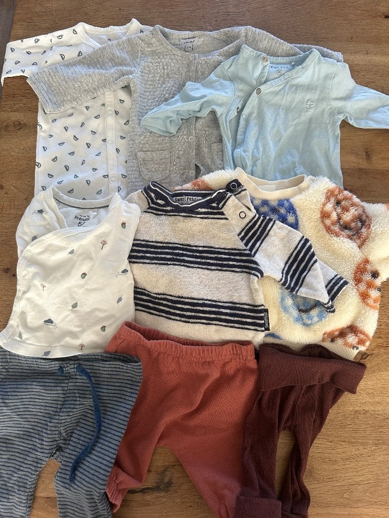 Baby kleding jongen 50 - 56, Ophalen, Gebruikt, Maat 56