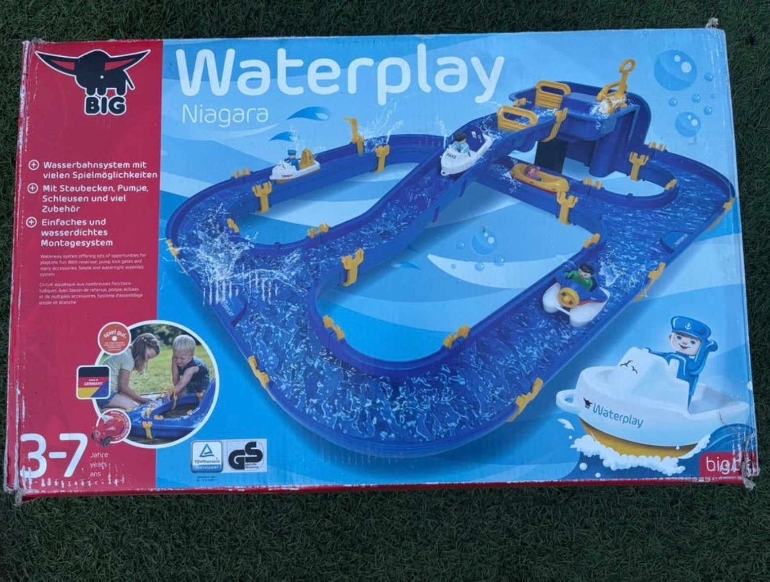 BIG Waterplay Niagara Waterbaan - Speelplezier voor Kinderen, Kinderen en Baby's, Speelgoed | Buiten | Los speelgoed, Ophalen