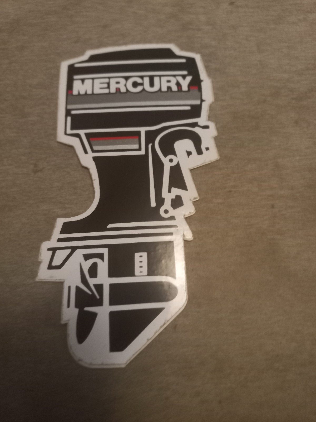 Mercury buitenboordmotor sticker, Ophalen of Verzenden