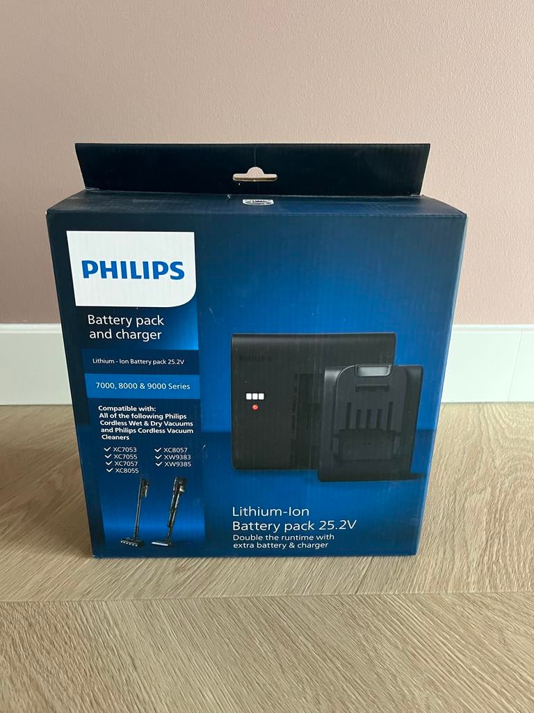 Philips Accupack & Oplader 25.2V voor 7000, 8000, 9000 Serie, Ophalen of Verzenden, Nieuw