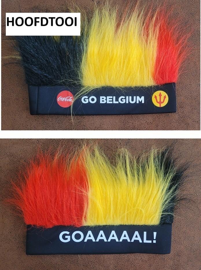 2 HOOFDTOOIEN VOETBAL BELGIE, Ophalen of Verzenden, Nieuw, Buitenlandse clubs, Pet of Muts