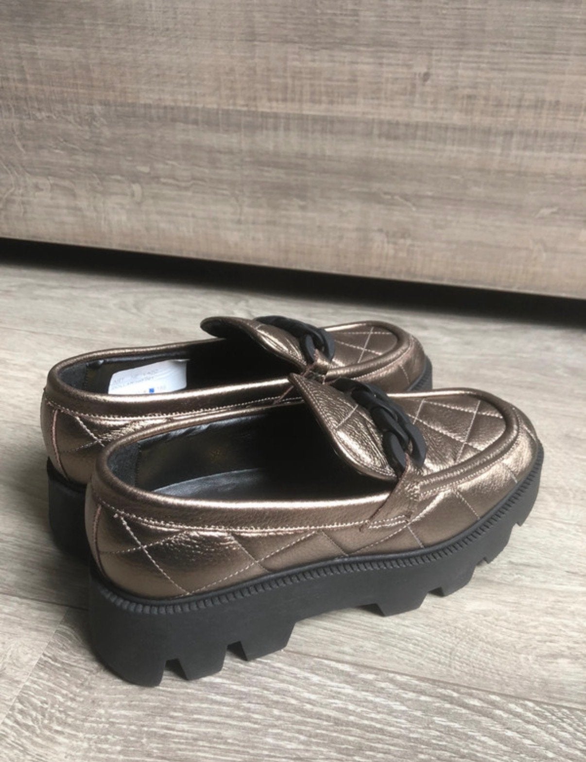 Nieuwe Roberto d'Angelo instappers - Goud/Brons, Ophalen of Verzenden, Nieuw, Overige kleuren, Instappers