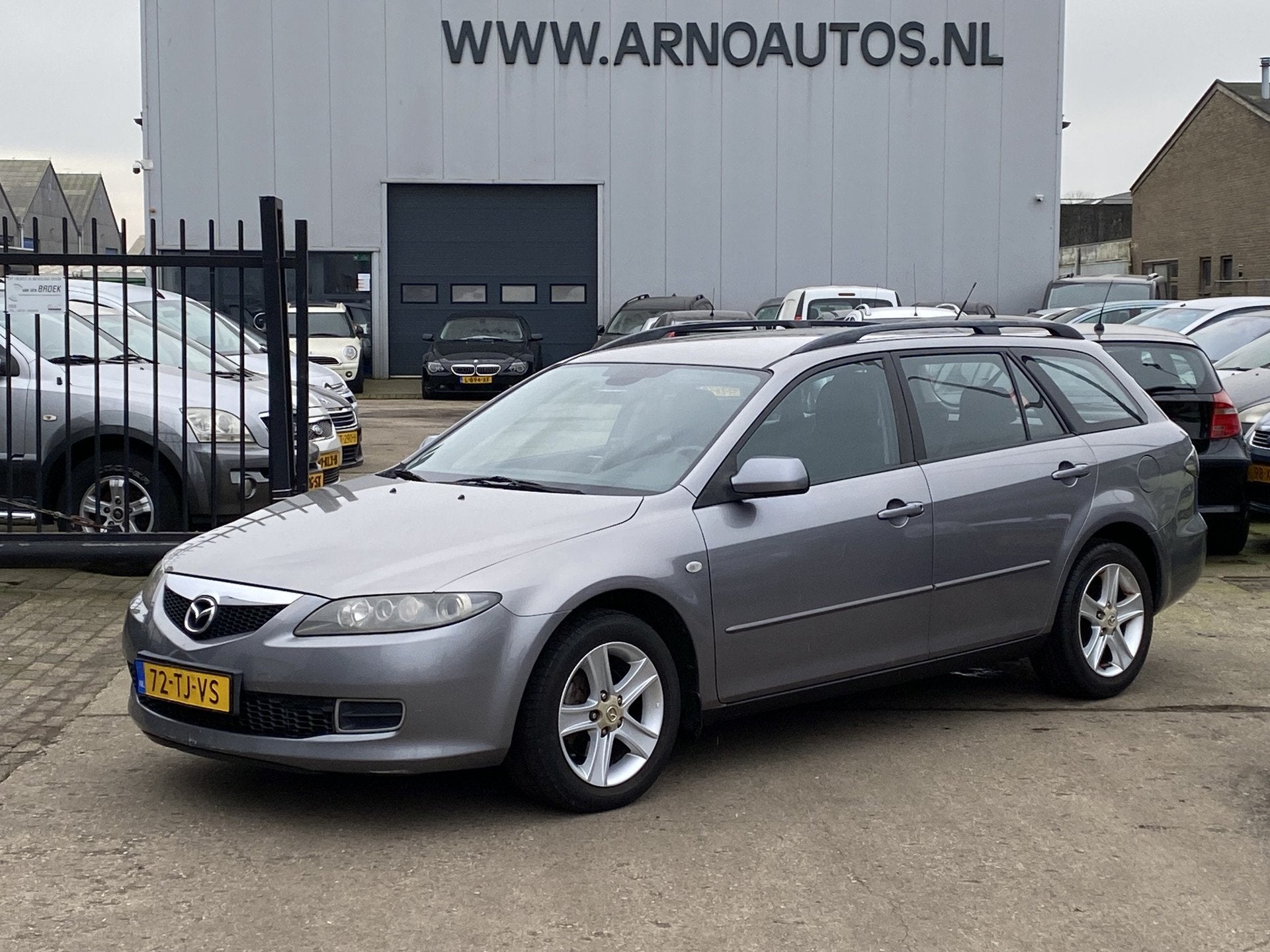 Mazda 6 Sportbreak 1.8i Touring 120 PK, AIRCO(CLIMA), CRUISE, Stof, Gebruikt, 4 cilinders, 6 sportbreak